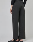 Pantalon large avec poches avec boutonnage et ouverture | CF25-107R - Gris