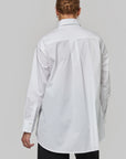 Chemise blanche avec nœuds noirs décoratifs | CF25-618