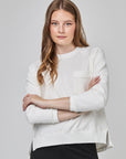 Sweat avec poche sur la poitrine | CF25-701 - Milk