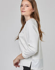 Sweat avec poche sur la poitrine | CF25-701 - Milk