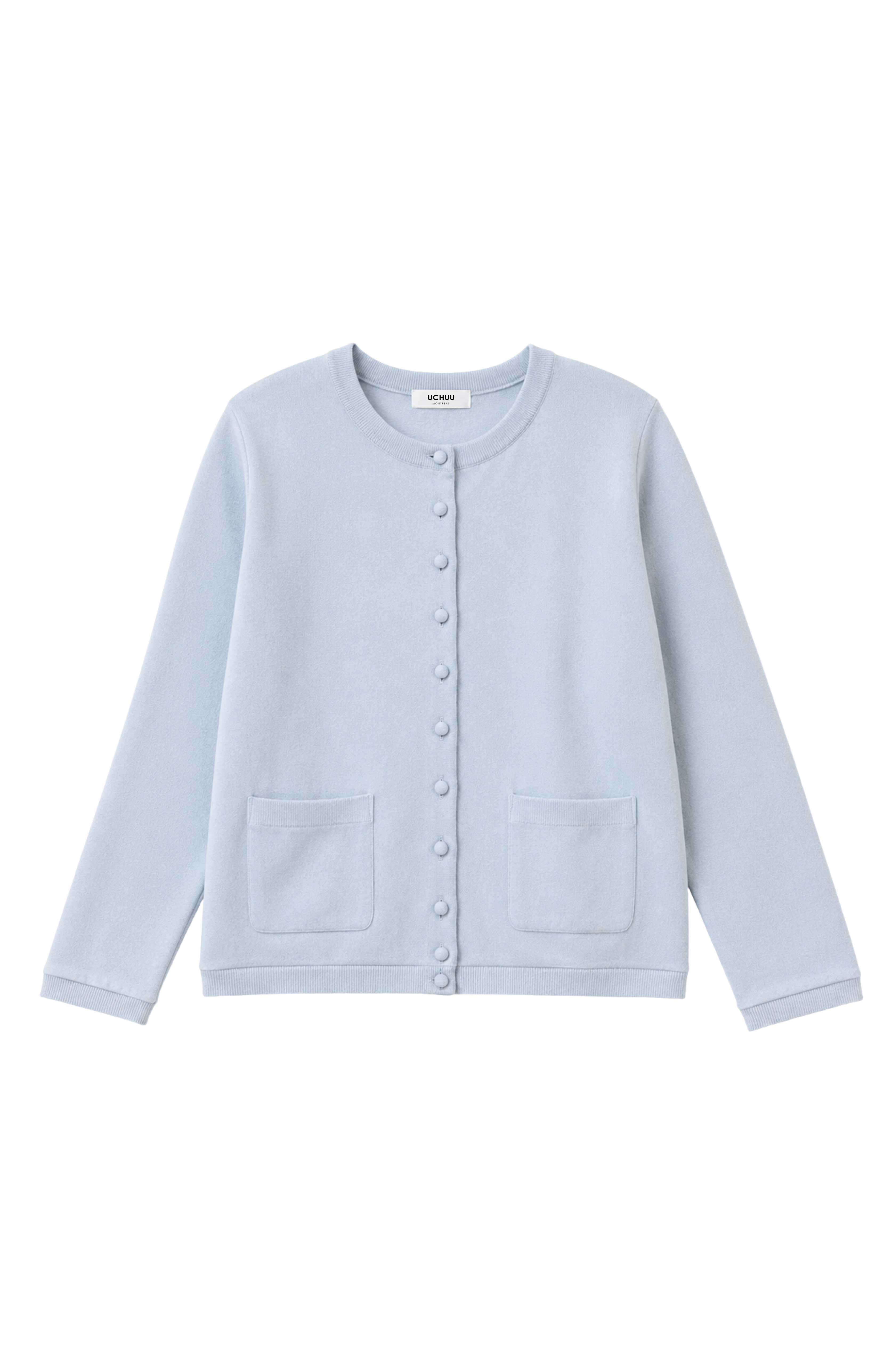 Cardigan à boutons - Bleu