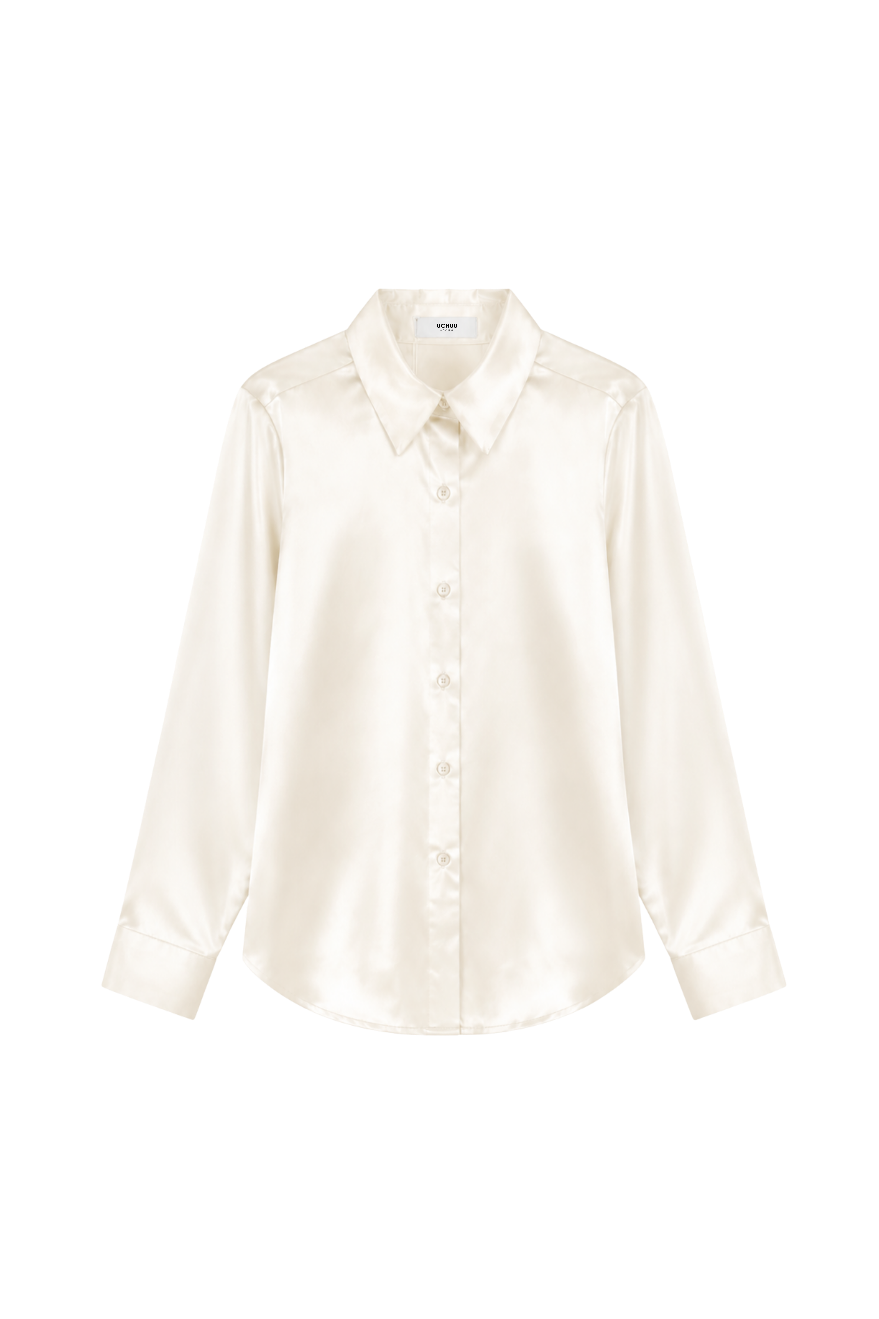 Chemise en satin - Milk