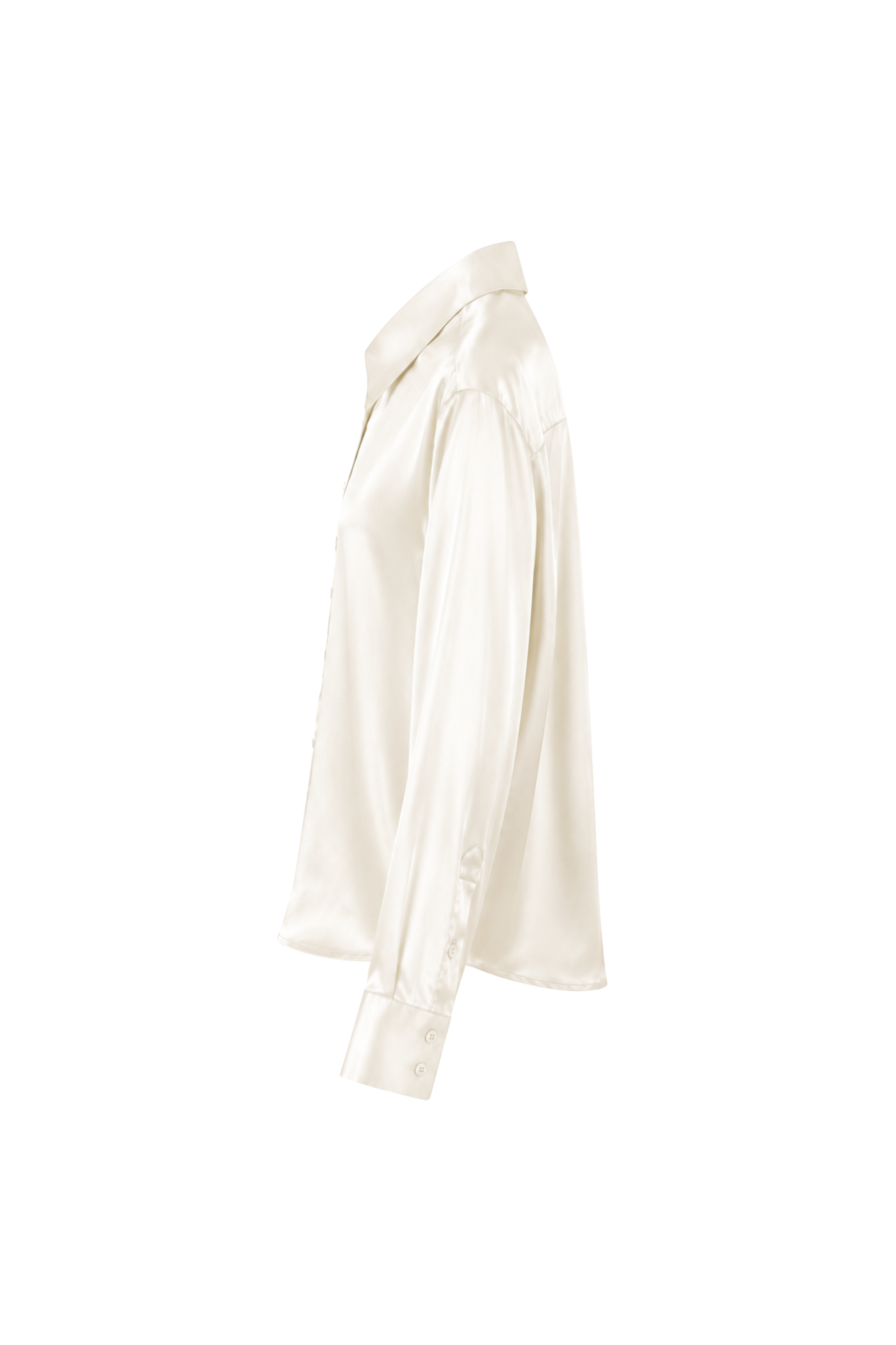 Chemise en satin - Milk