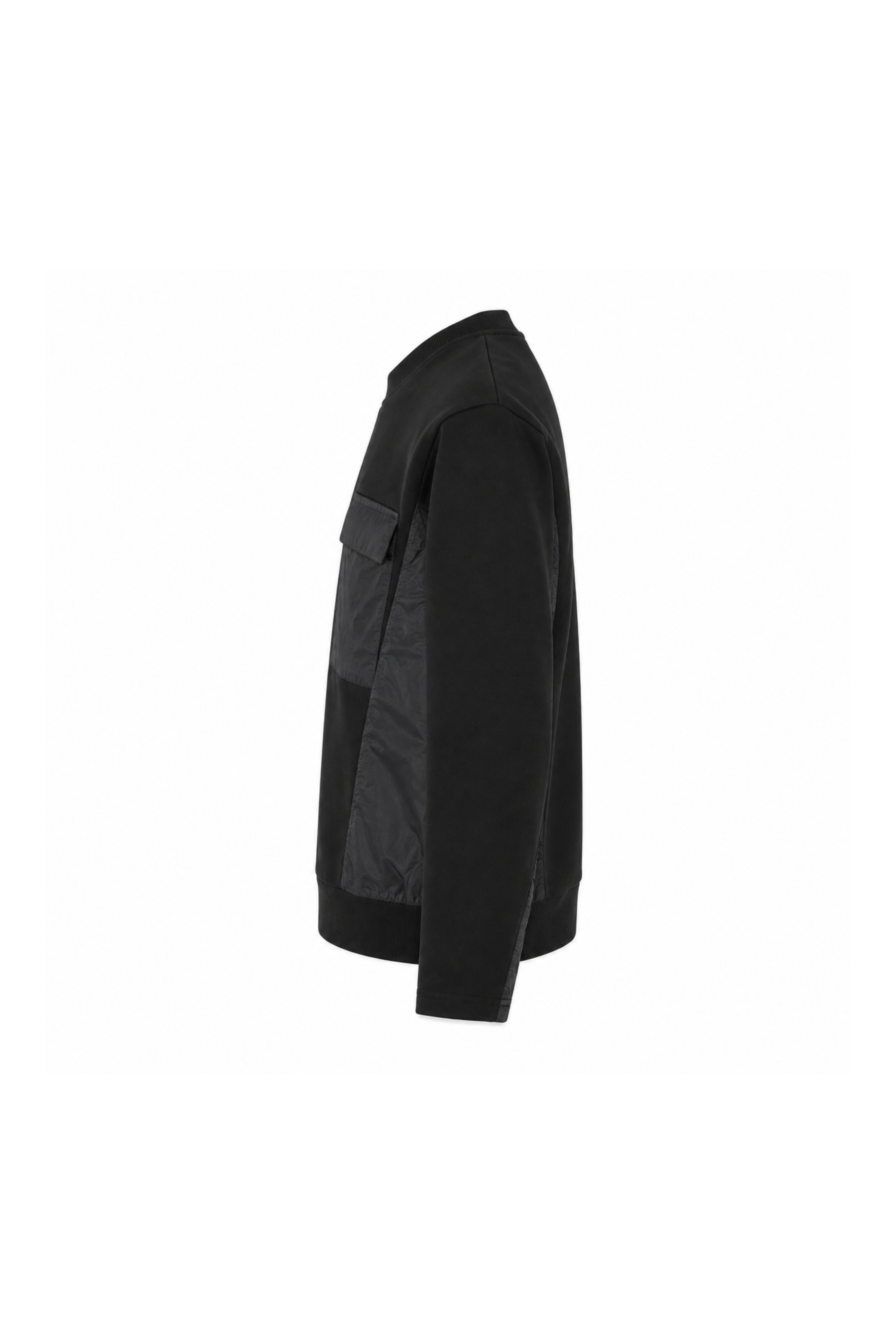 Haut à empiècement nylon - Noir