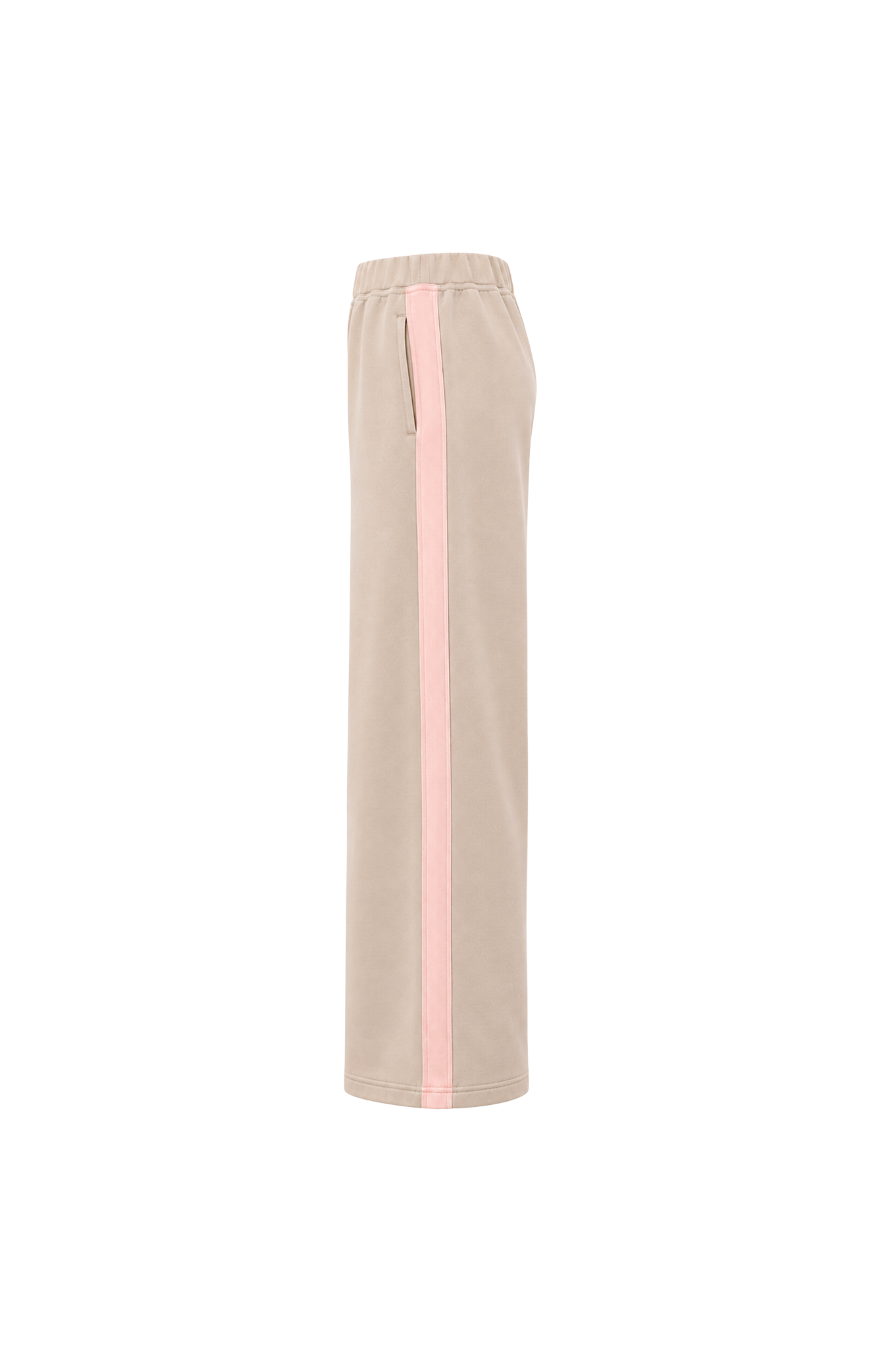 Pantalon bicolore - Rose et sable