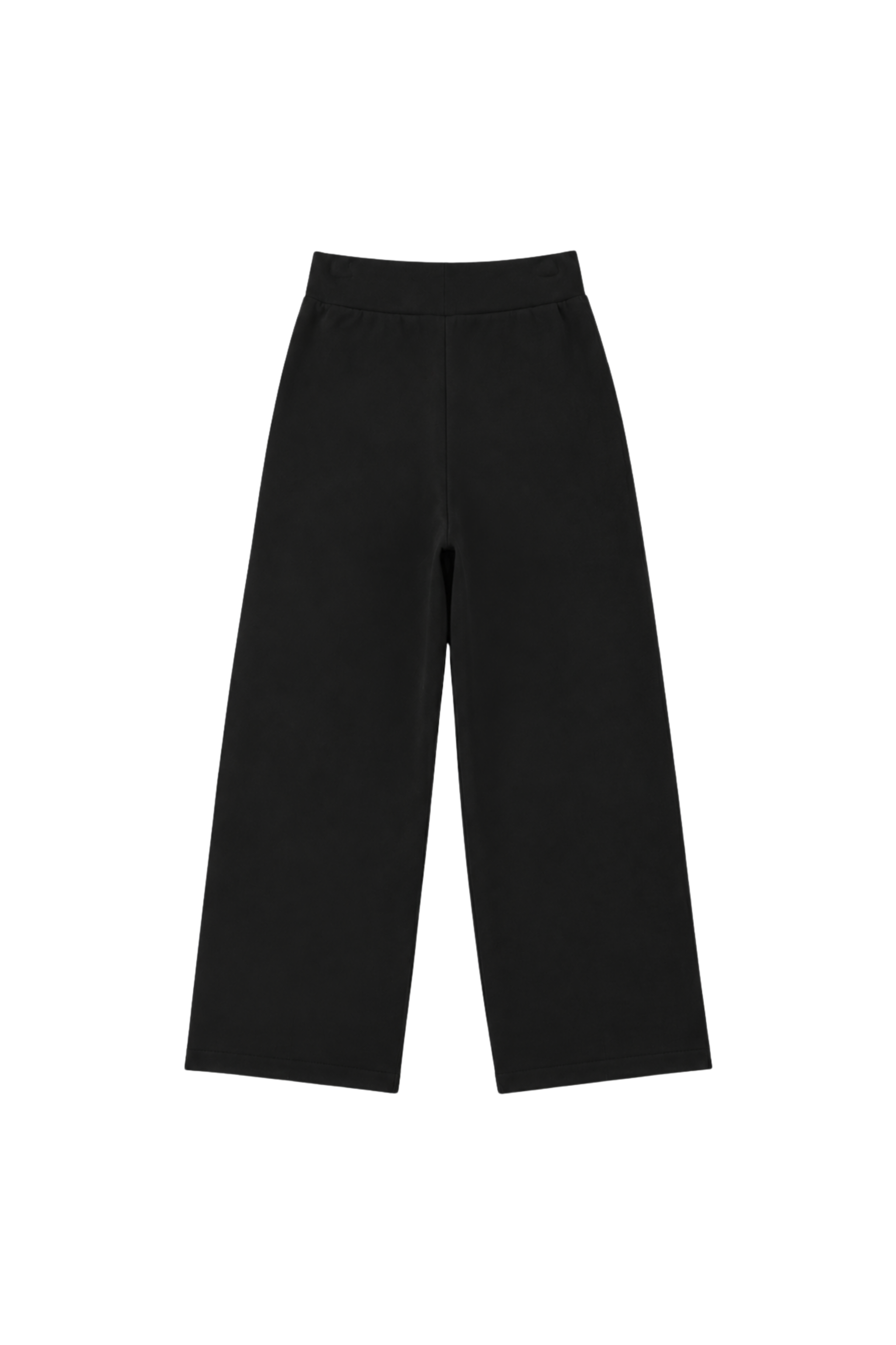 Pantalon en tricot jambe large - Noir
