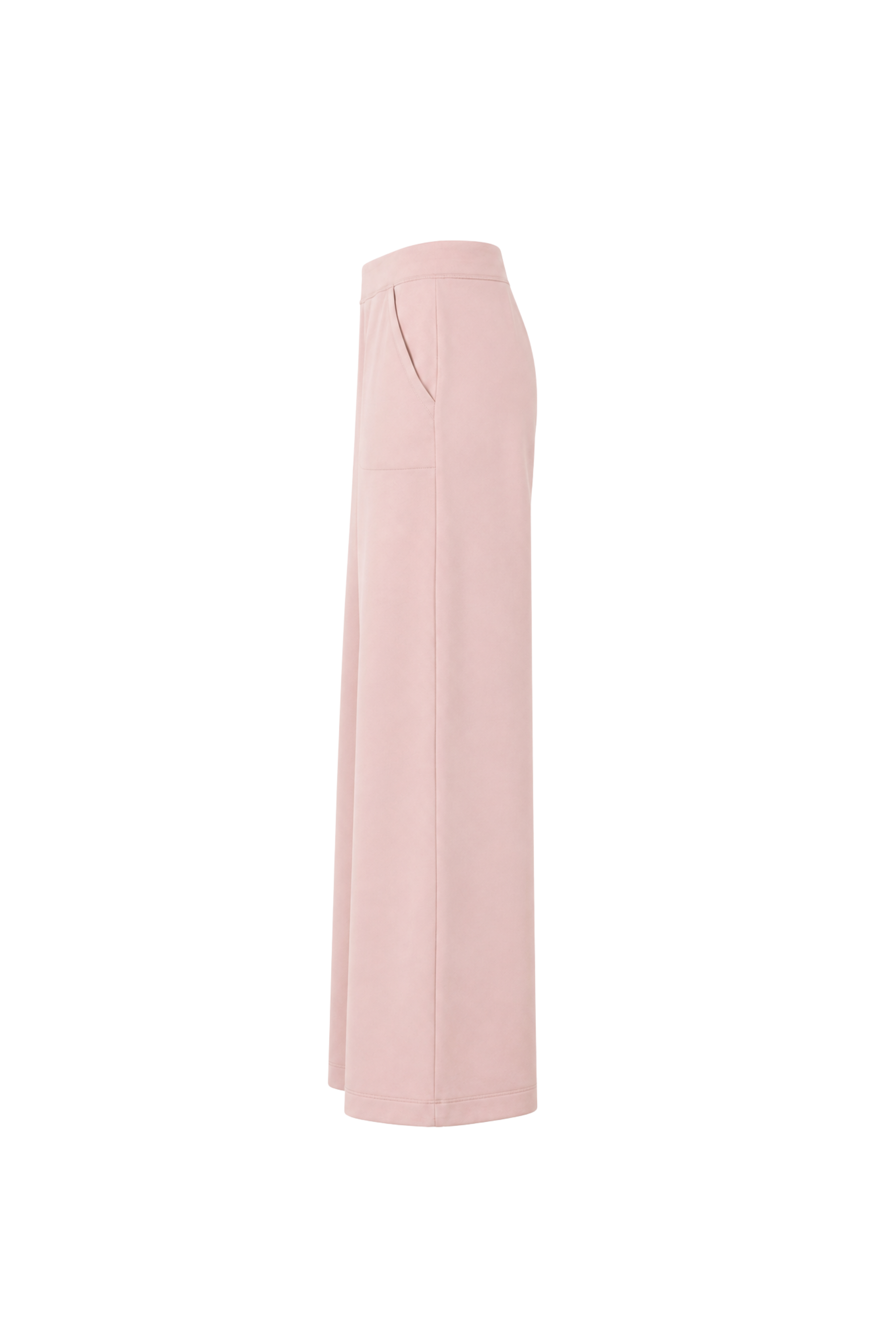 Pantalon jambe large - Rose