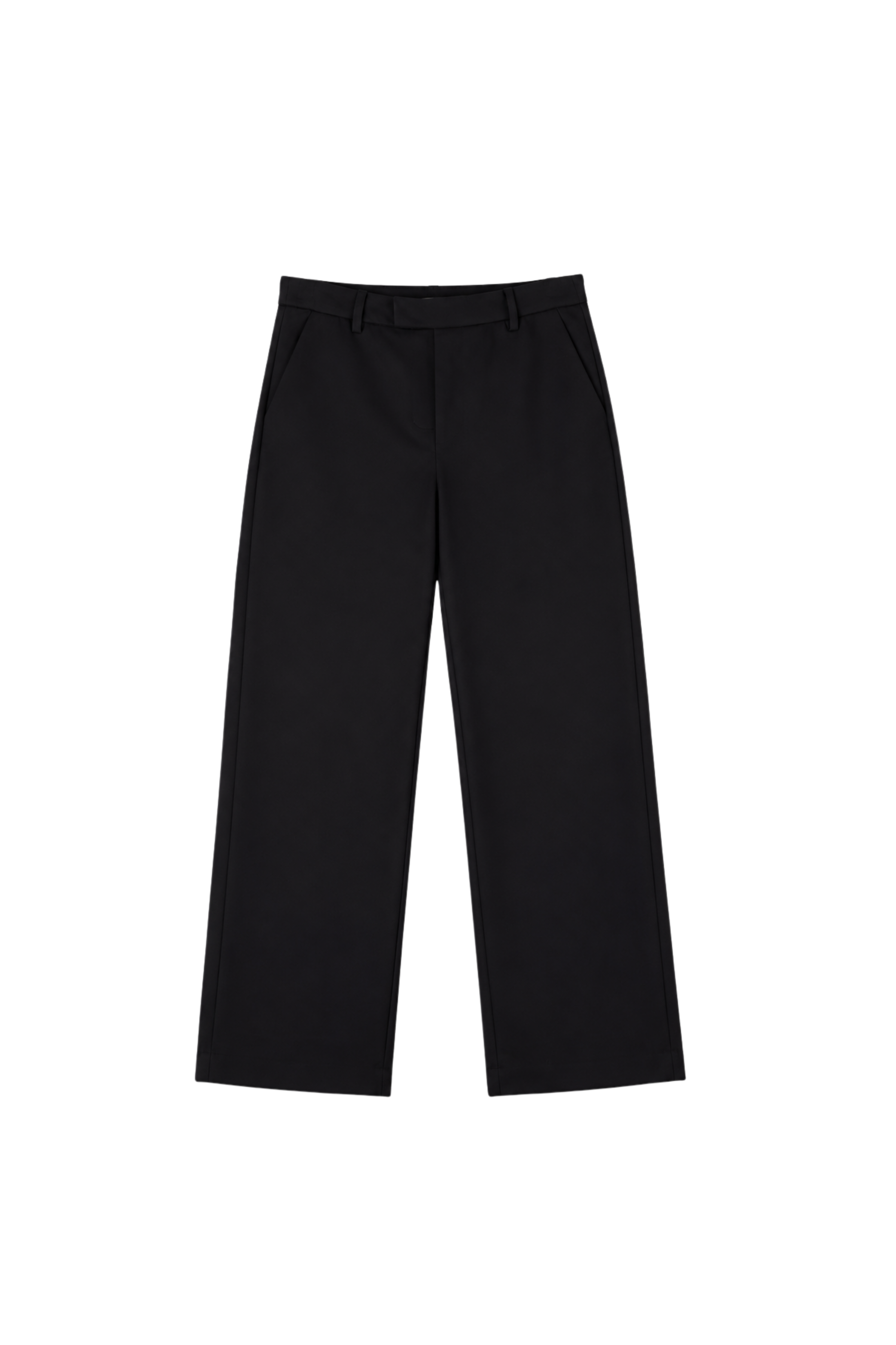 Pantalon jambe large basique - Noir