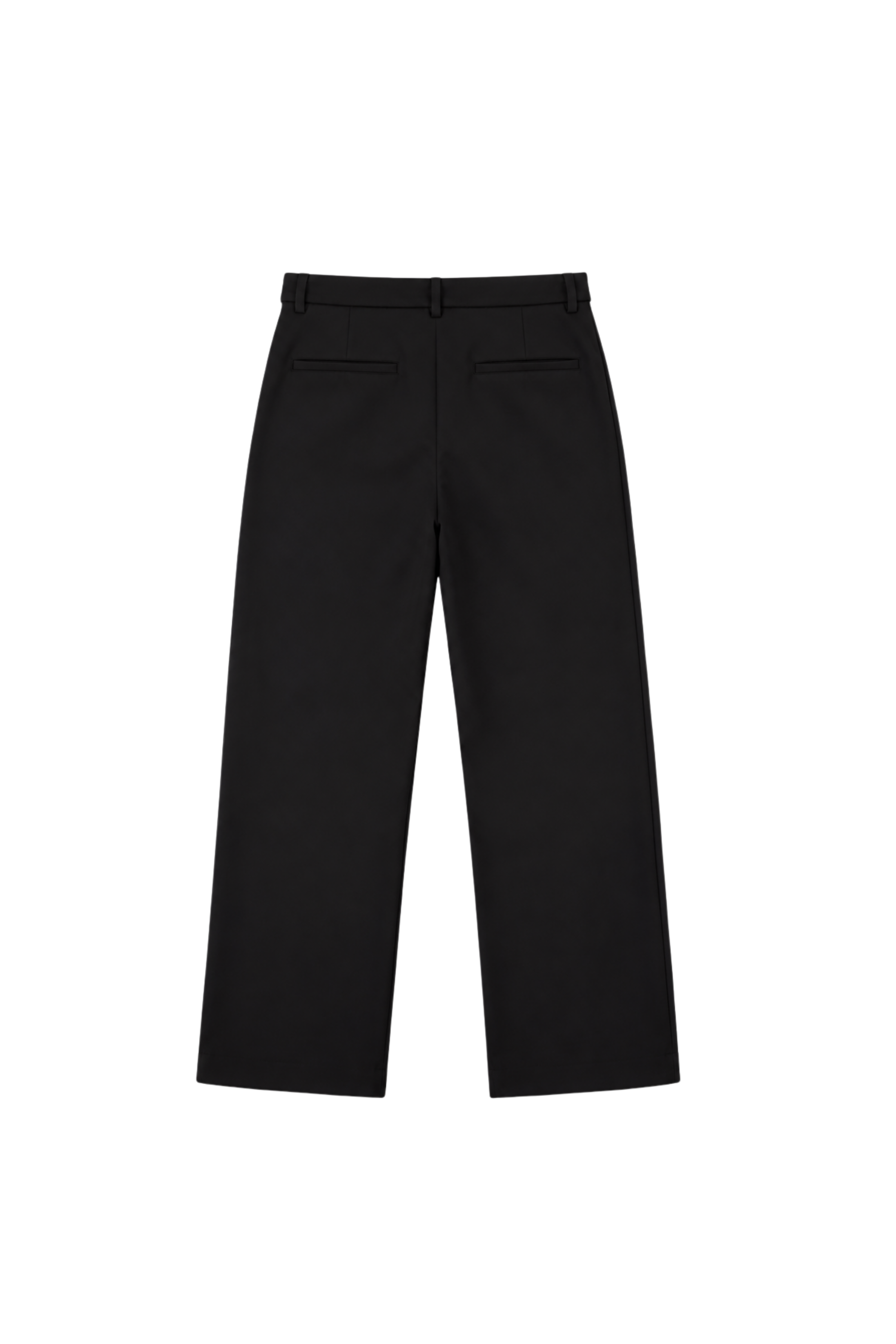 Pantalon jambe large basique - Noir