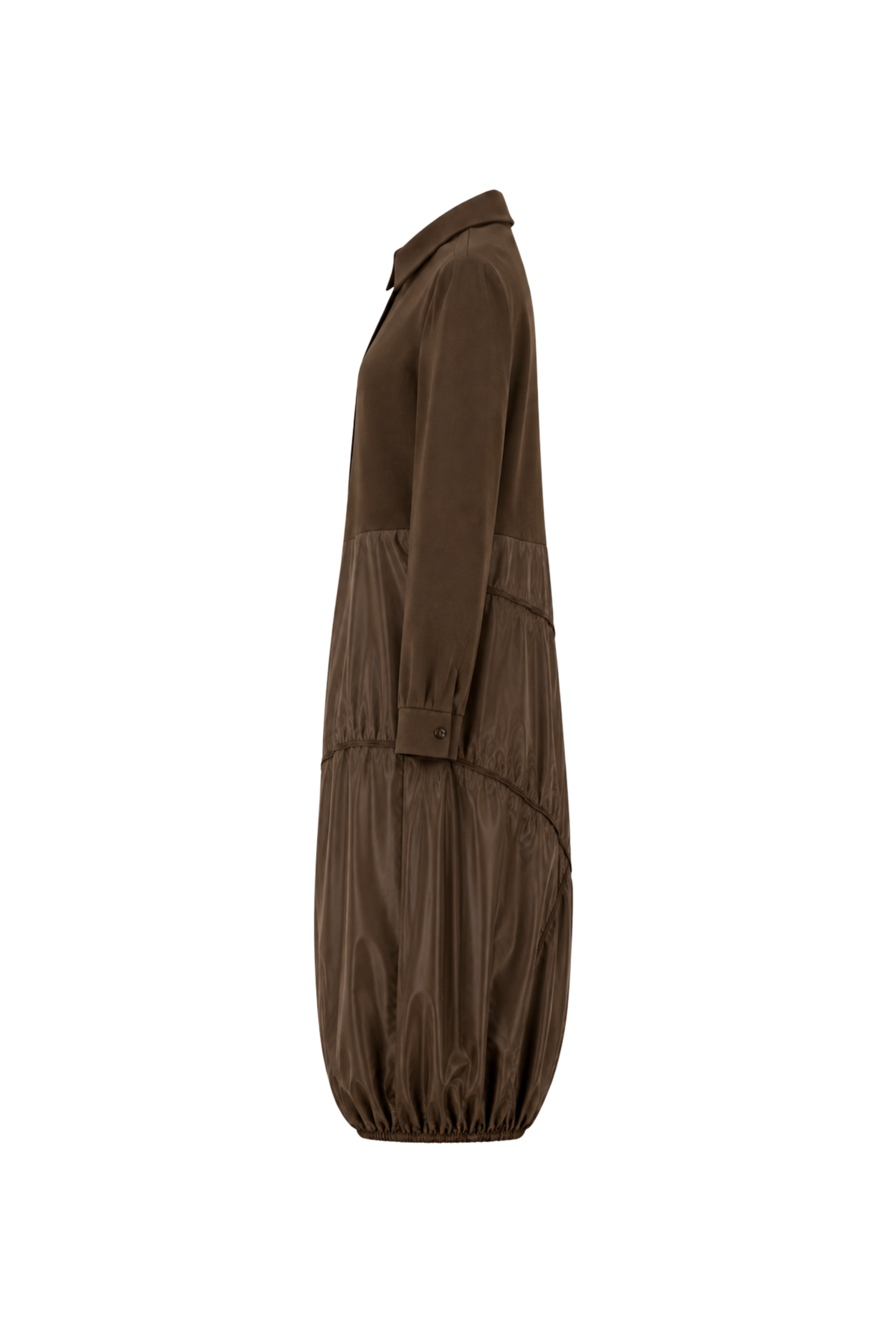 Robe longue à empiècement nylon - Coco