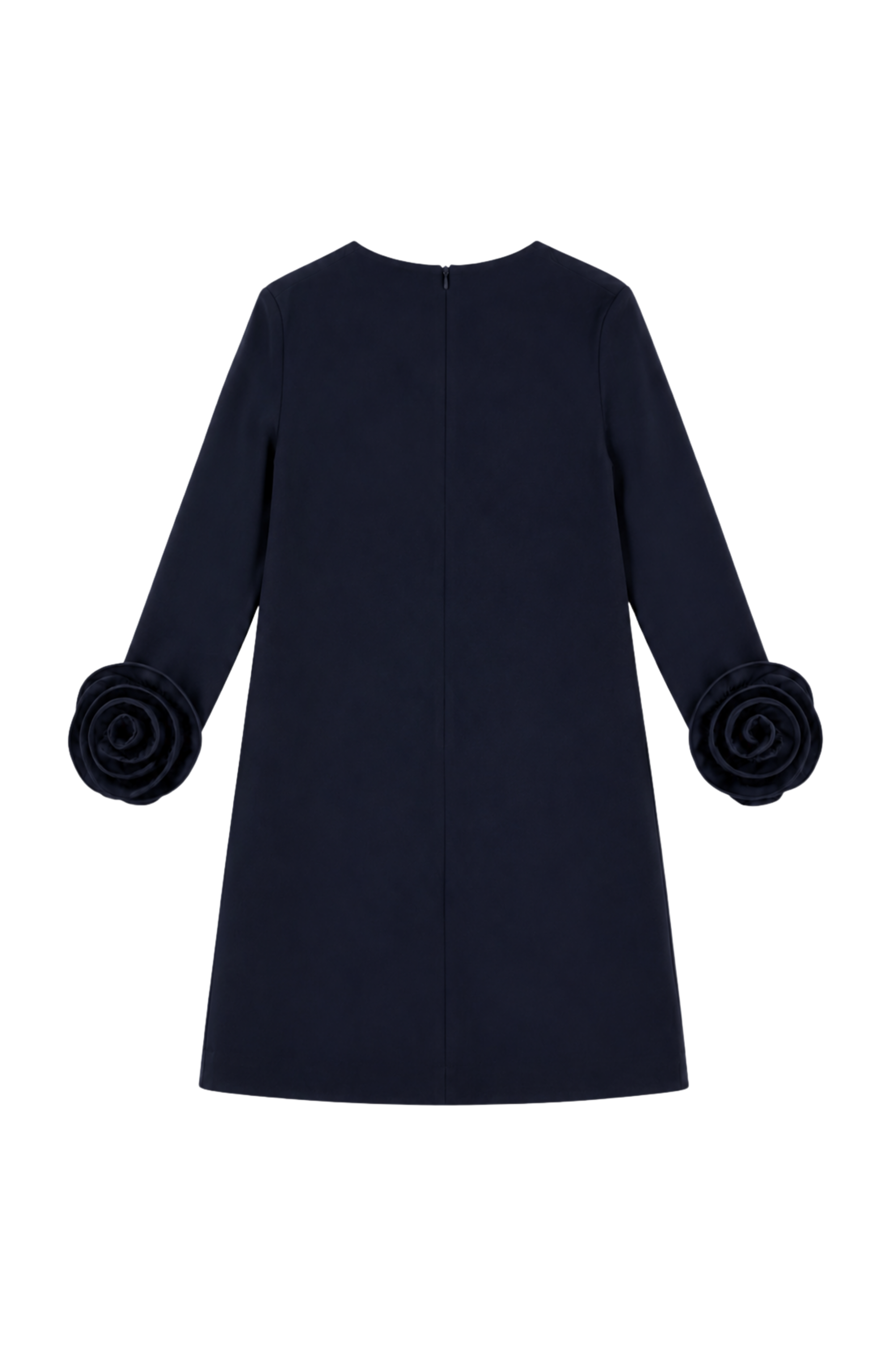 Robe manches roses - Navy