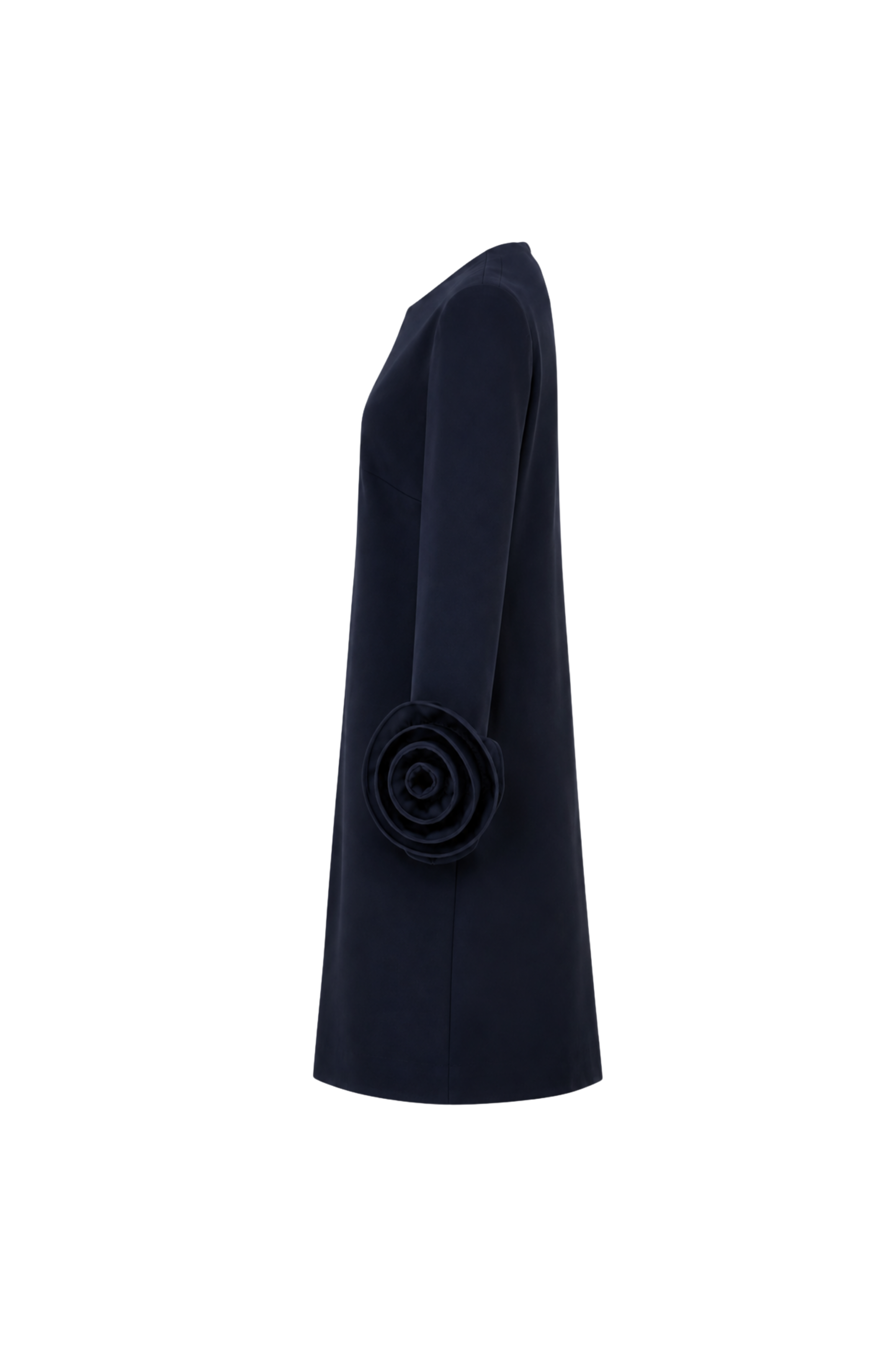 Robe manches roses - Navy