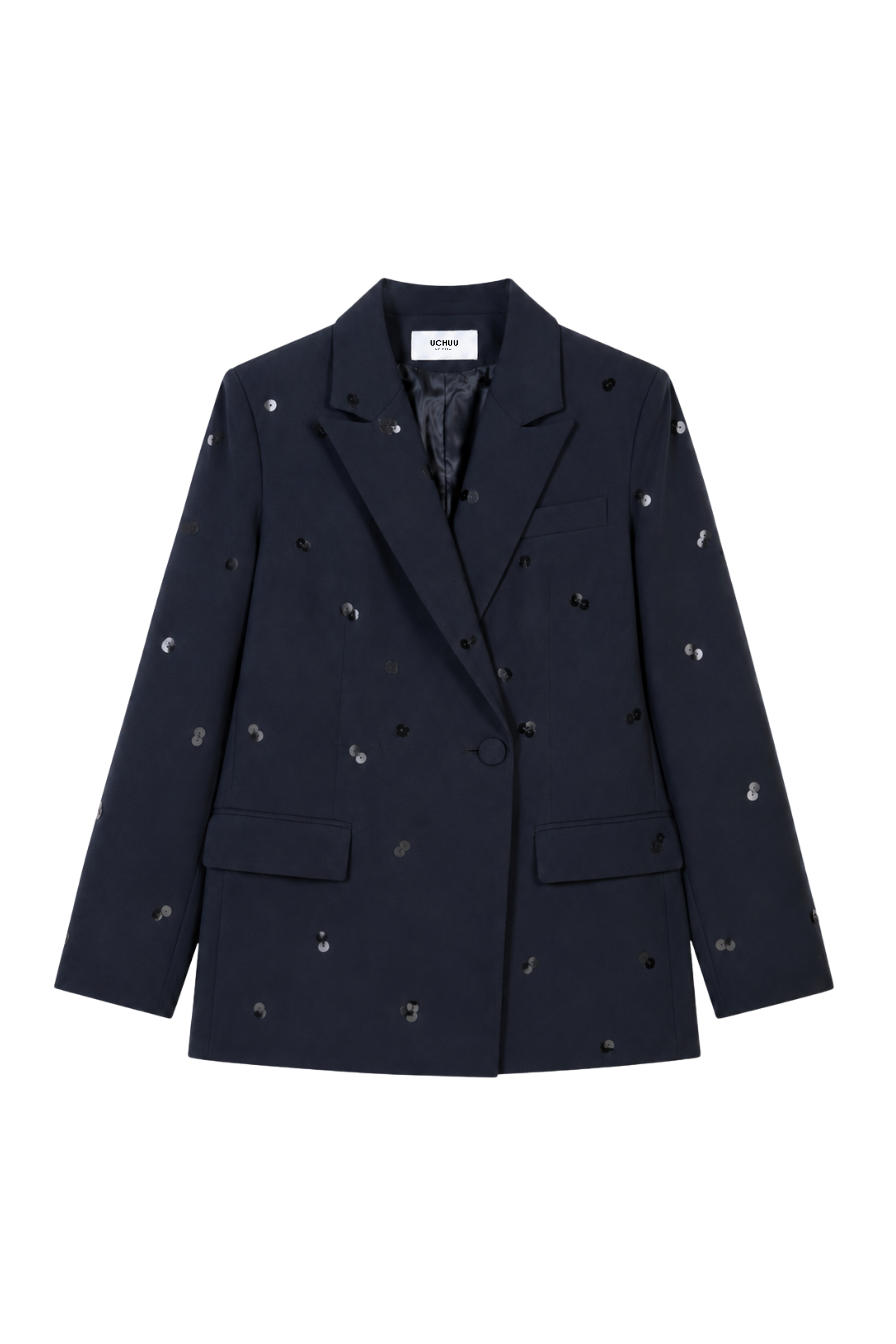 Veste pailletée - Navy