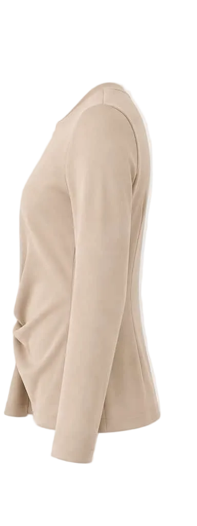 Front Tie Top - Sand