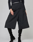 Jupe-culotte trapèze avec poches plaquées |CF25-103
