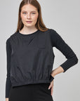 Sleeveless top with puff hem | CF25-407