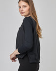 Sleeveless top with puff hem | CF25-407