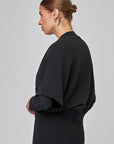 Short jacket with zip and short flared sleeves | CF25-408