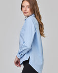Classic button-down shirt with chest pocket | CF25-608 - Sky