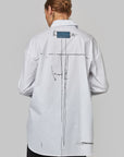 Long shirt with front and back print | CF25-609