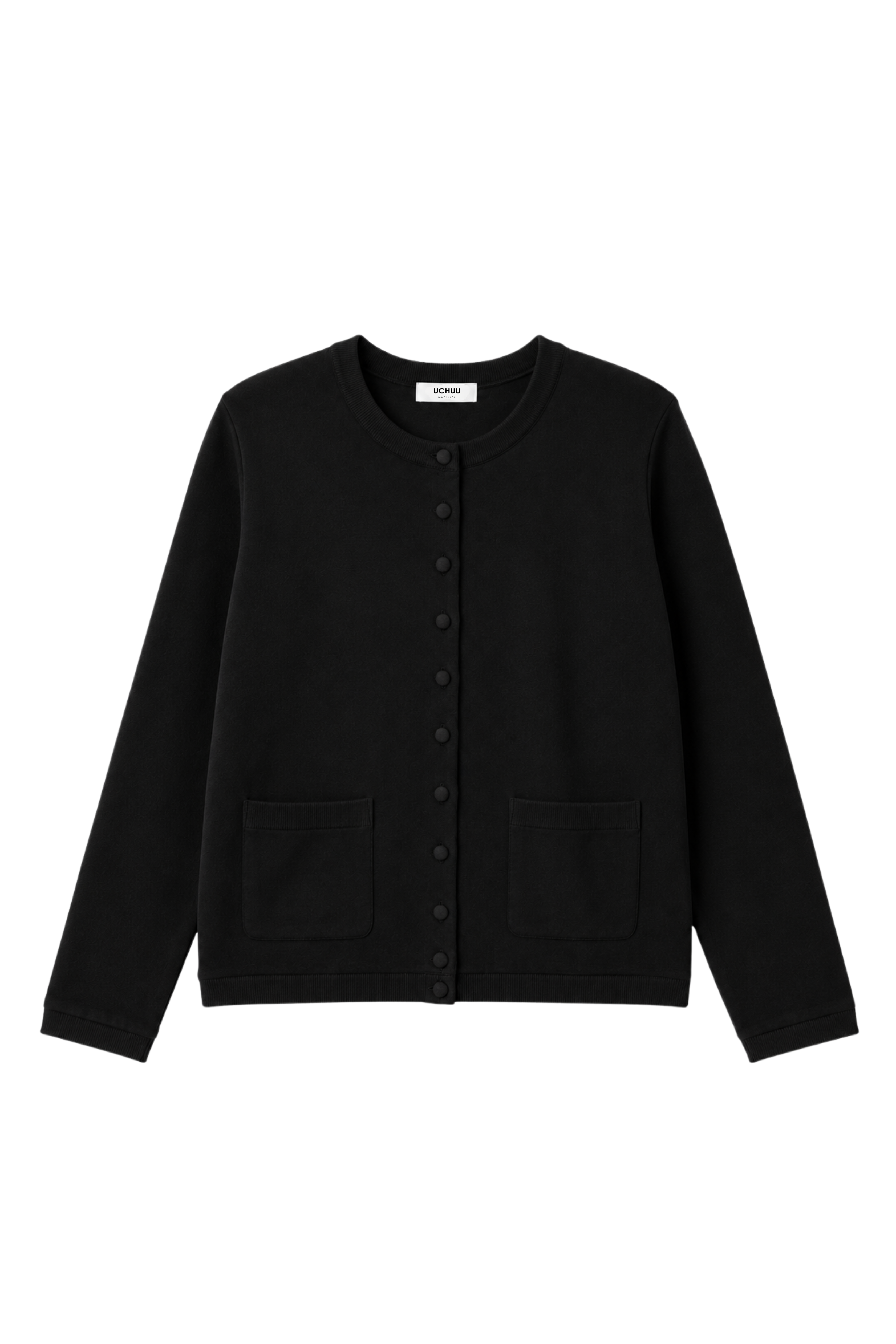 Cardigan à boutons - Noir