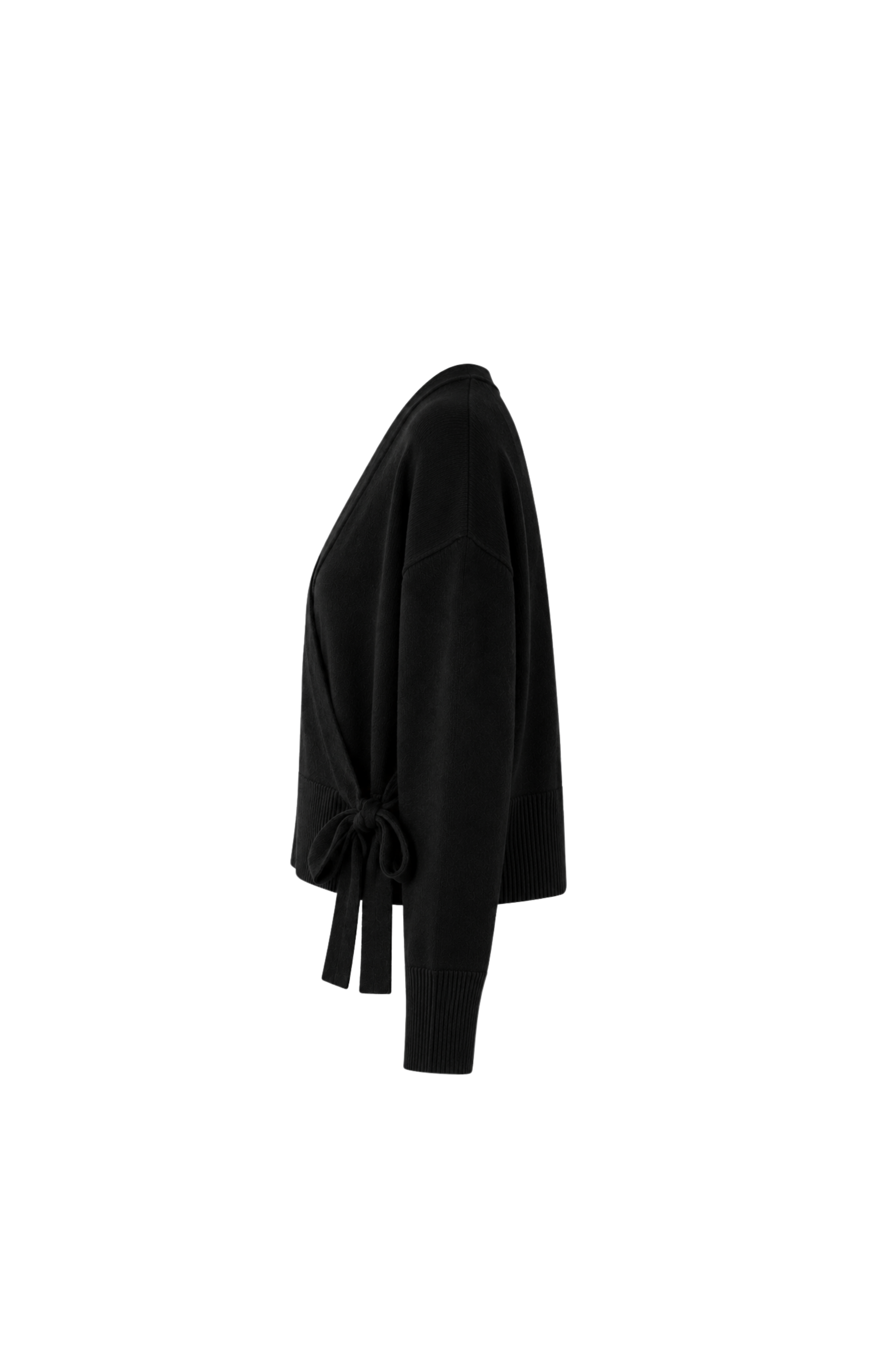 Cardigan cache-cœur - Noir