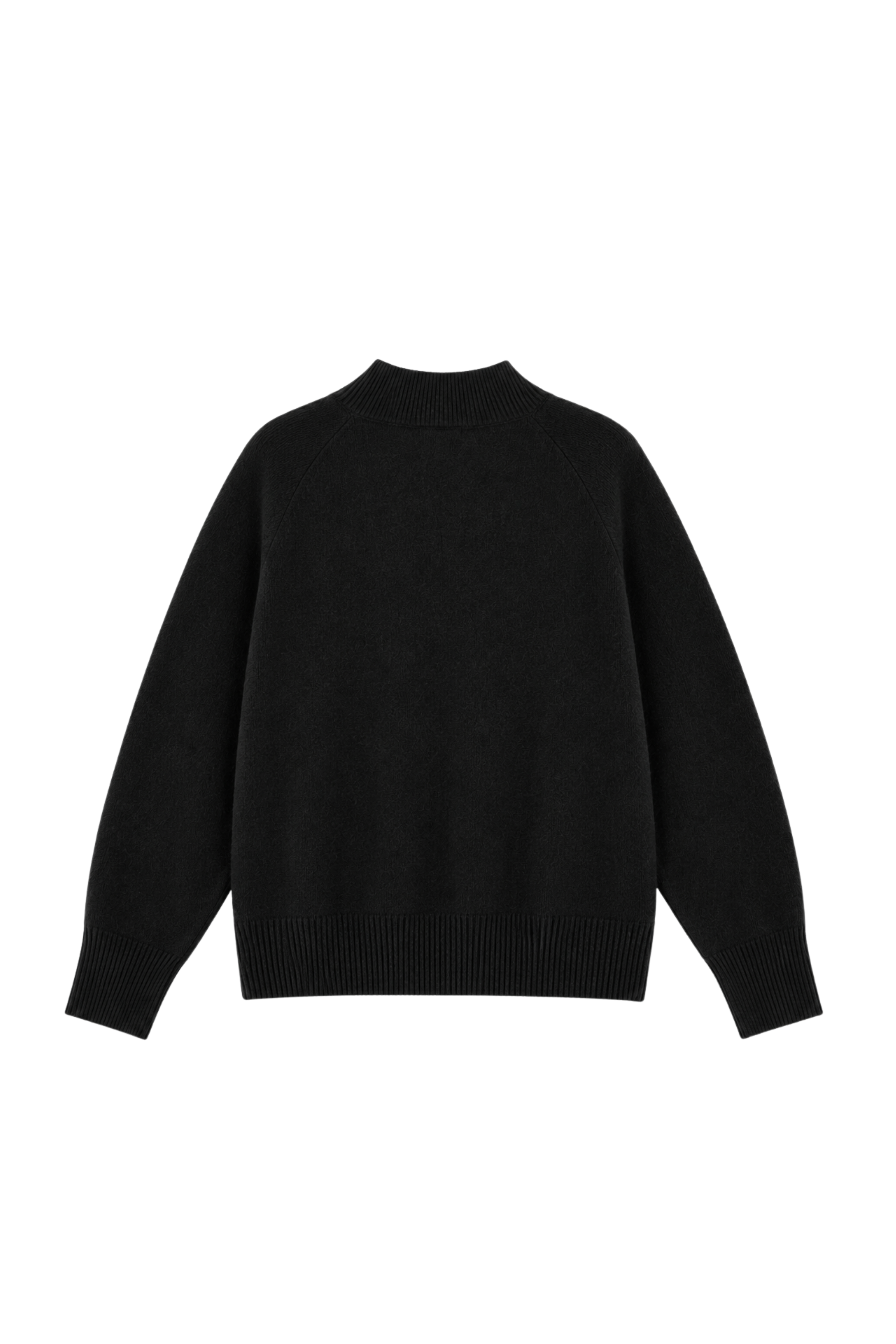 Chandail col en V - Noir