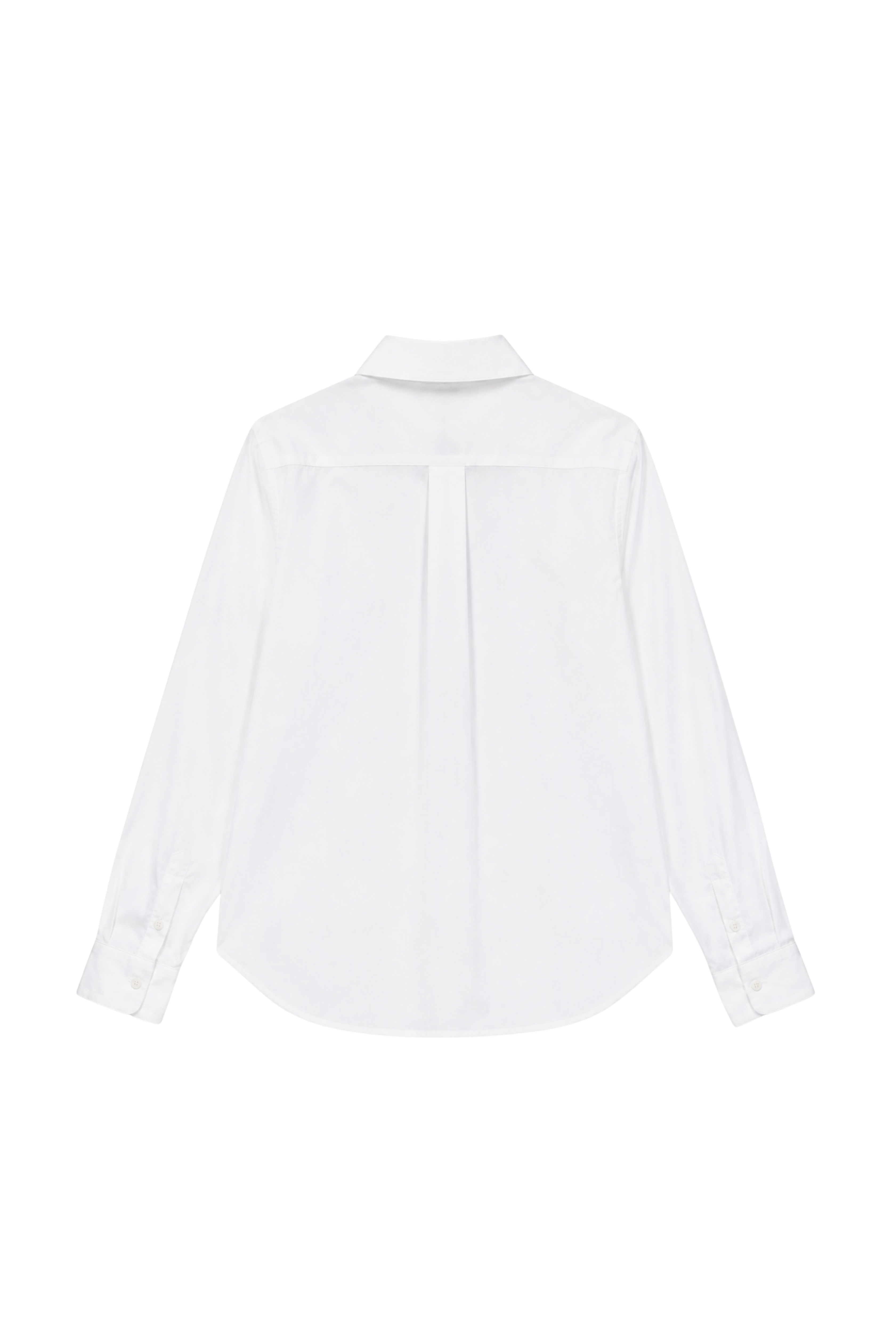 Chemise manches longues voile - Blanc