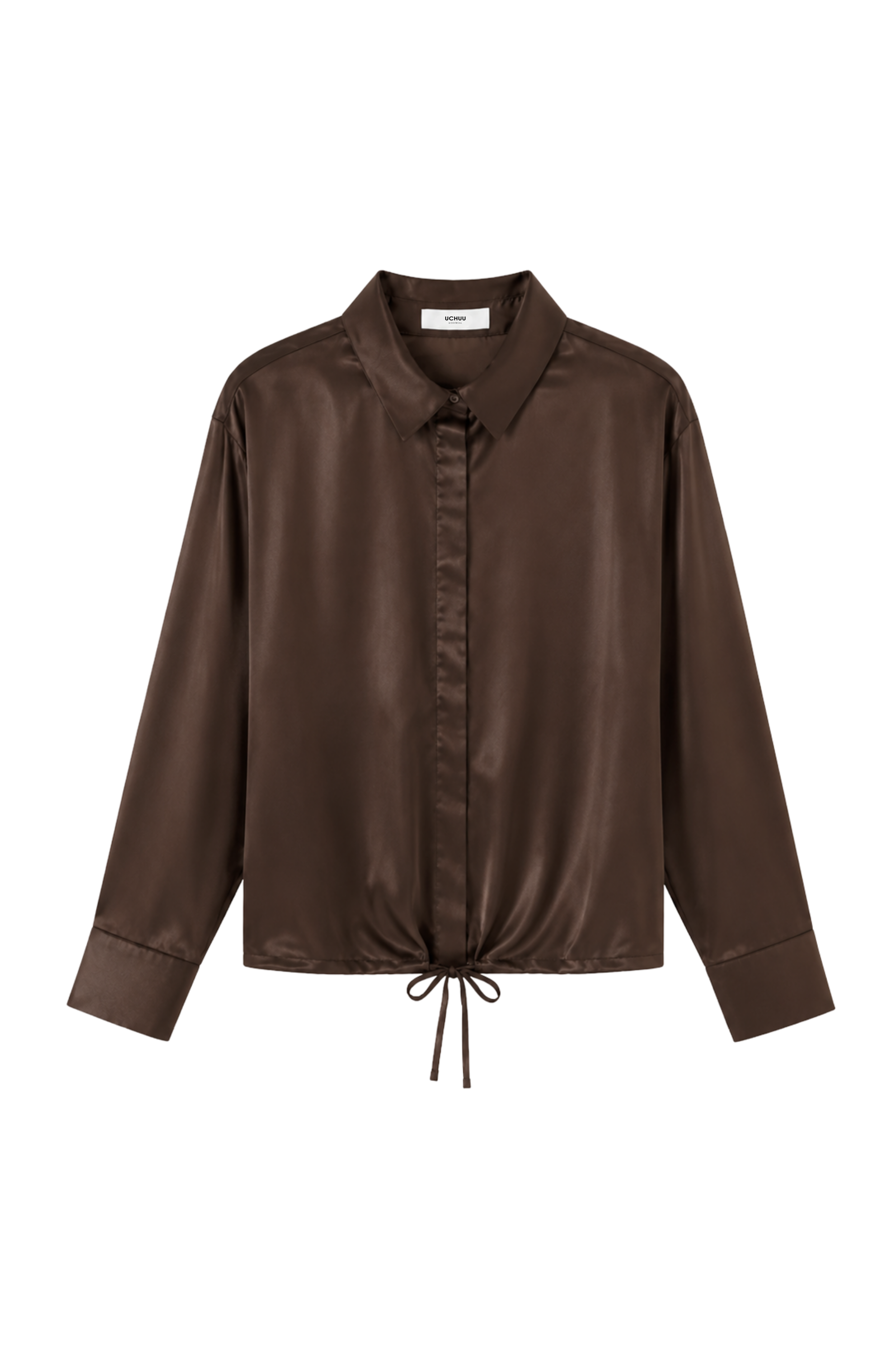 Chemise courte en satin - Coco