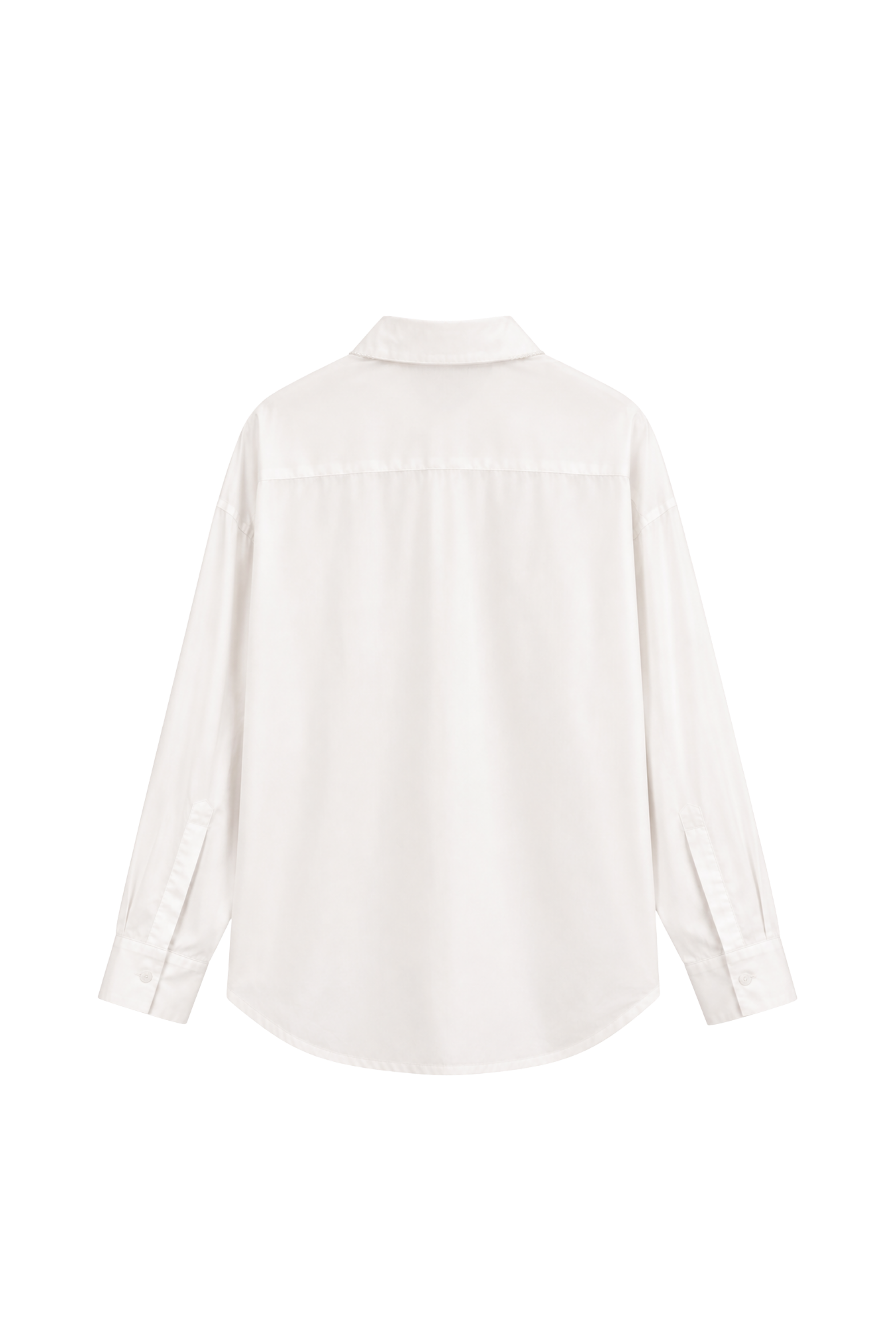 Chemise à boutons perlés - Blanc