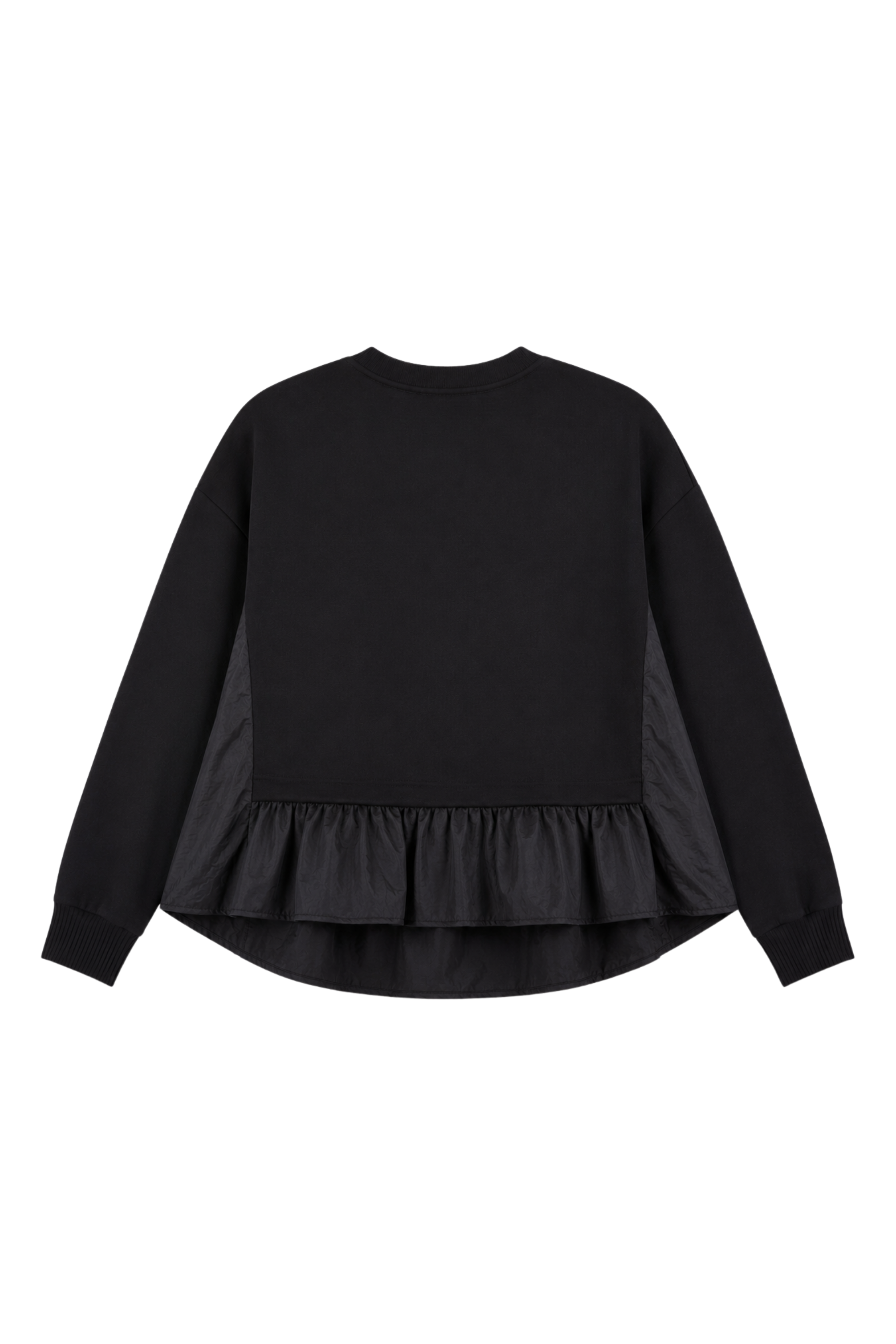 Haut à volant nylon - Noir