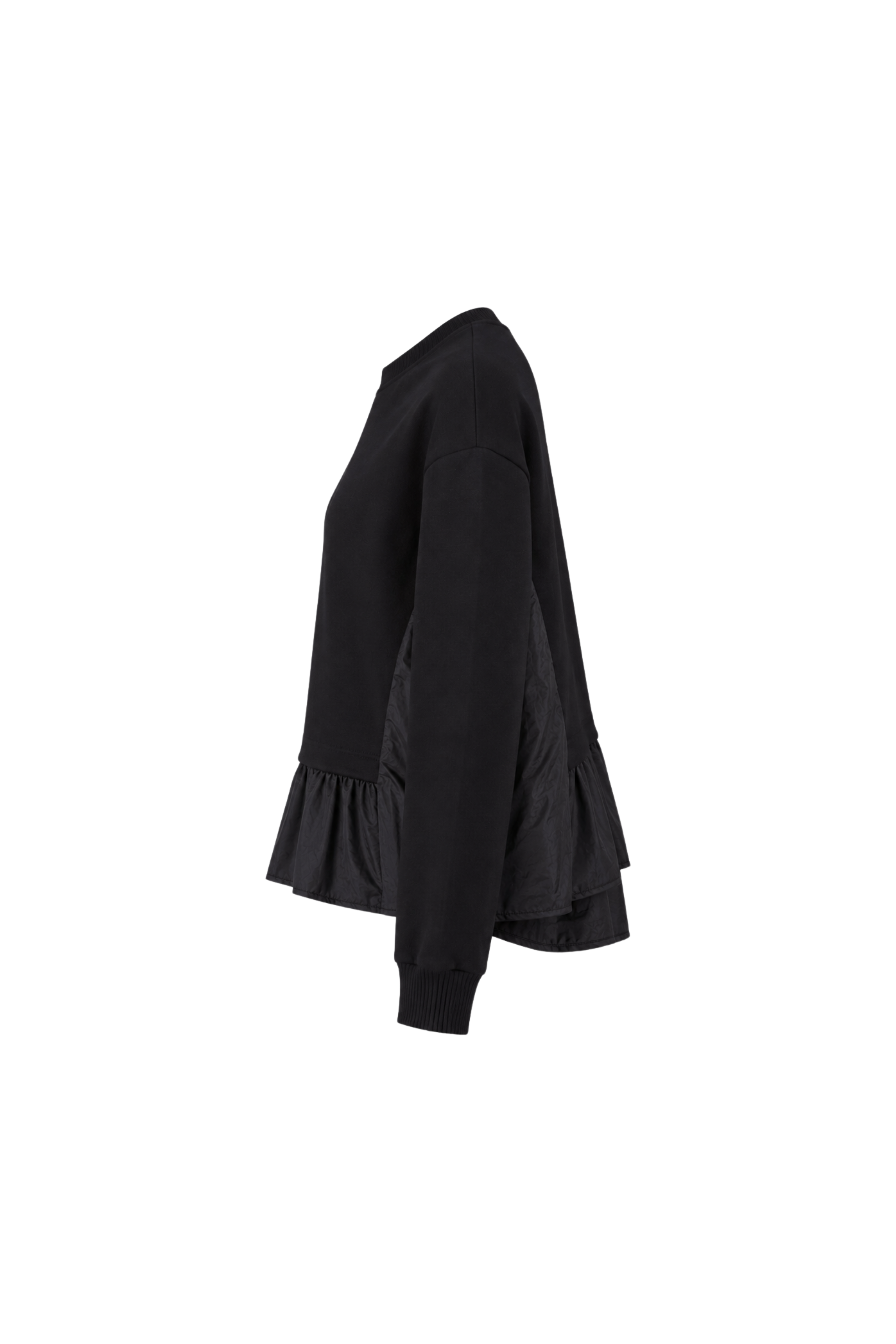 Haut à volant nylon - Noir