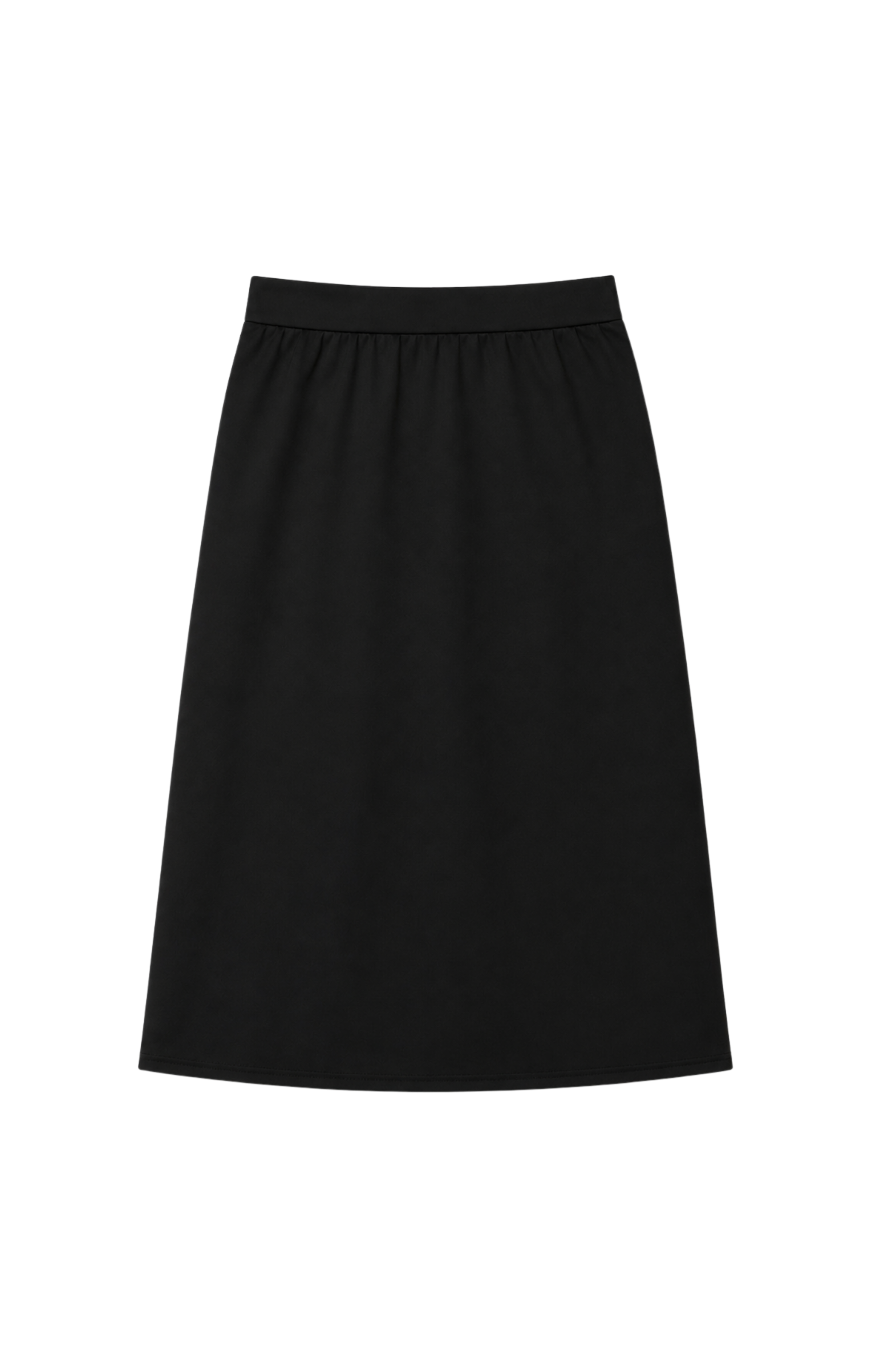 Jupe longue à fente - Noir