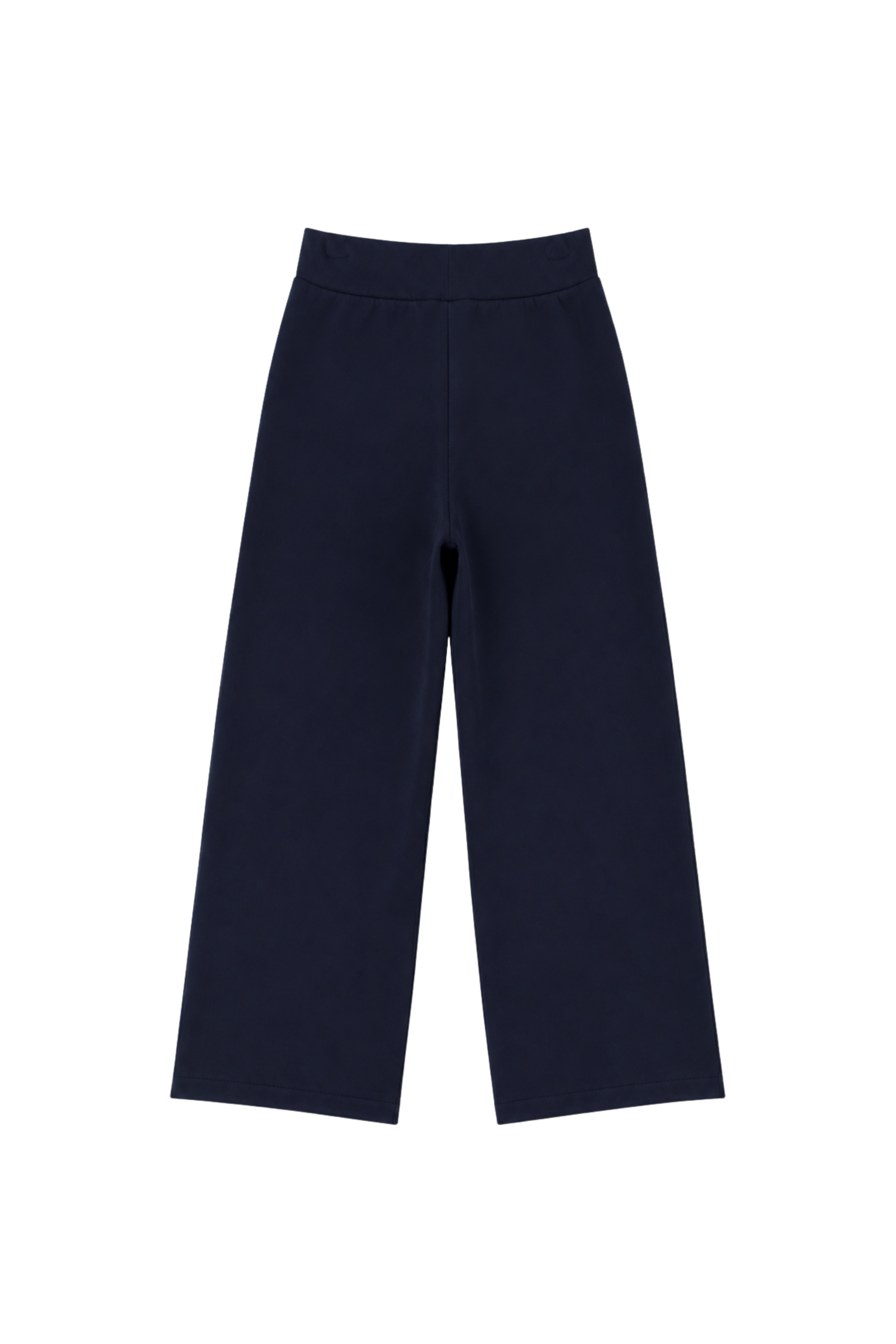 Pantalon en tricot jambe large - Navy