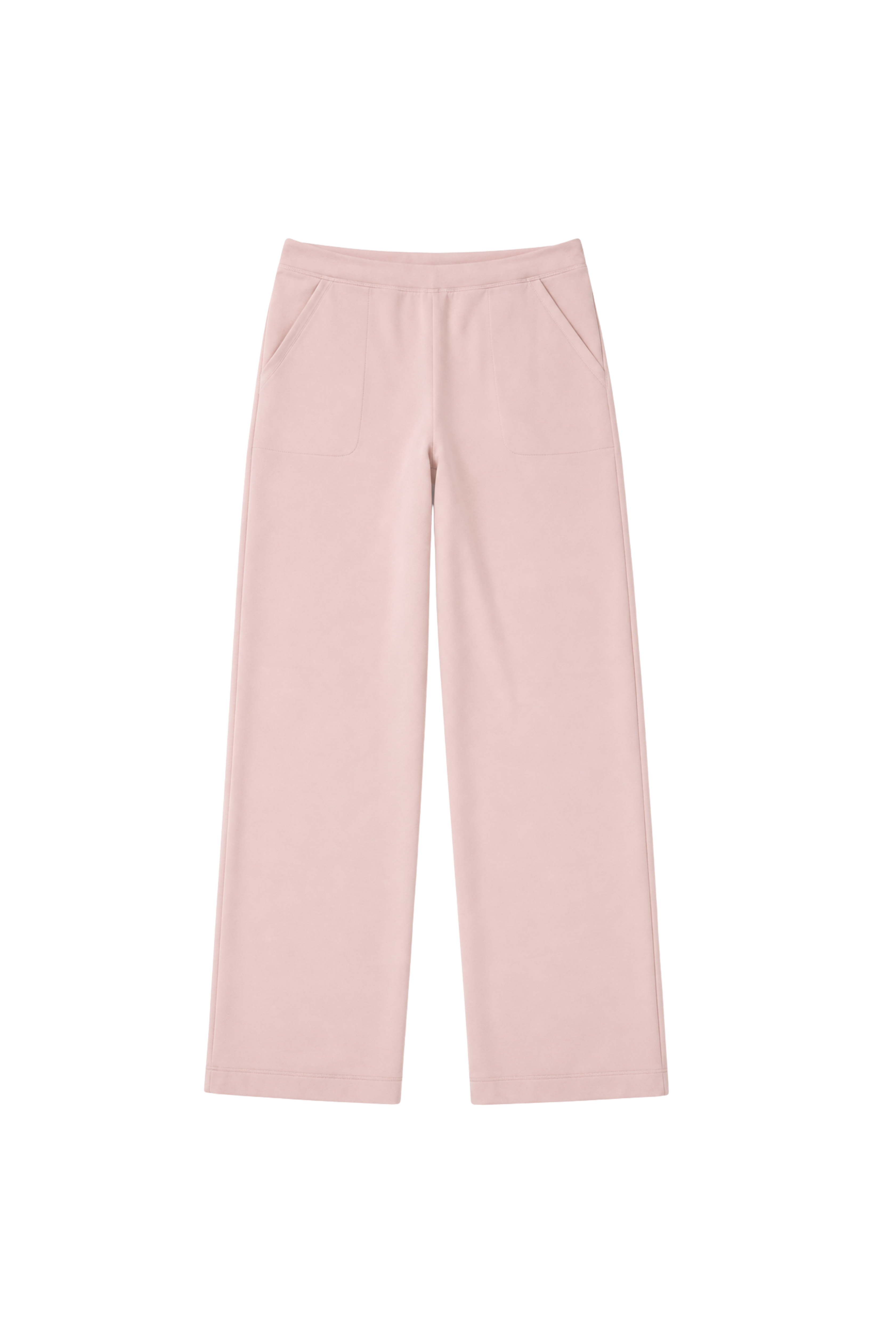 Pantalon jambe large - Rose