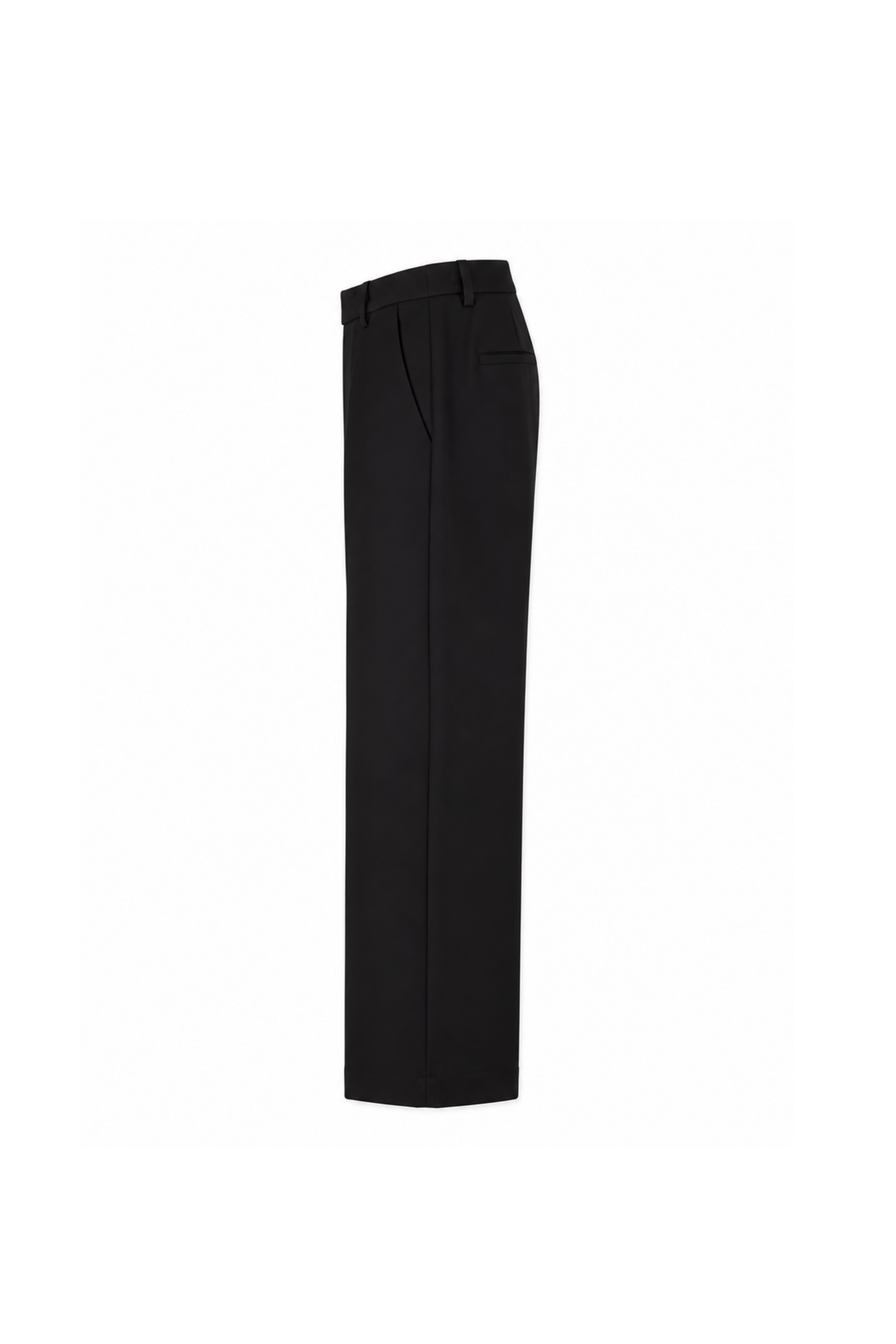 Pantalon jambe large basique - Noir