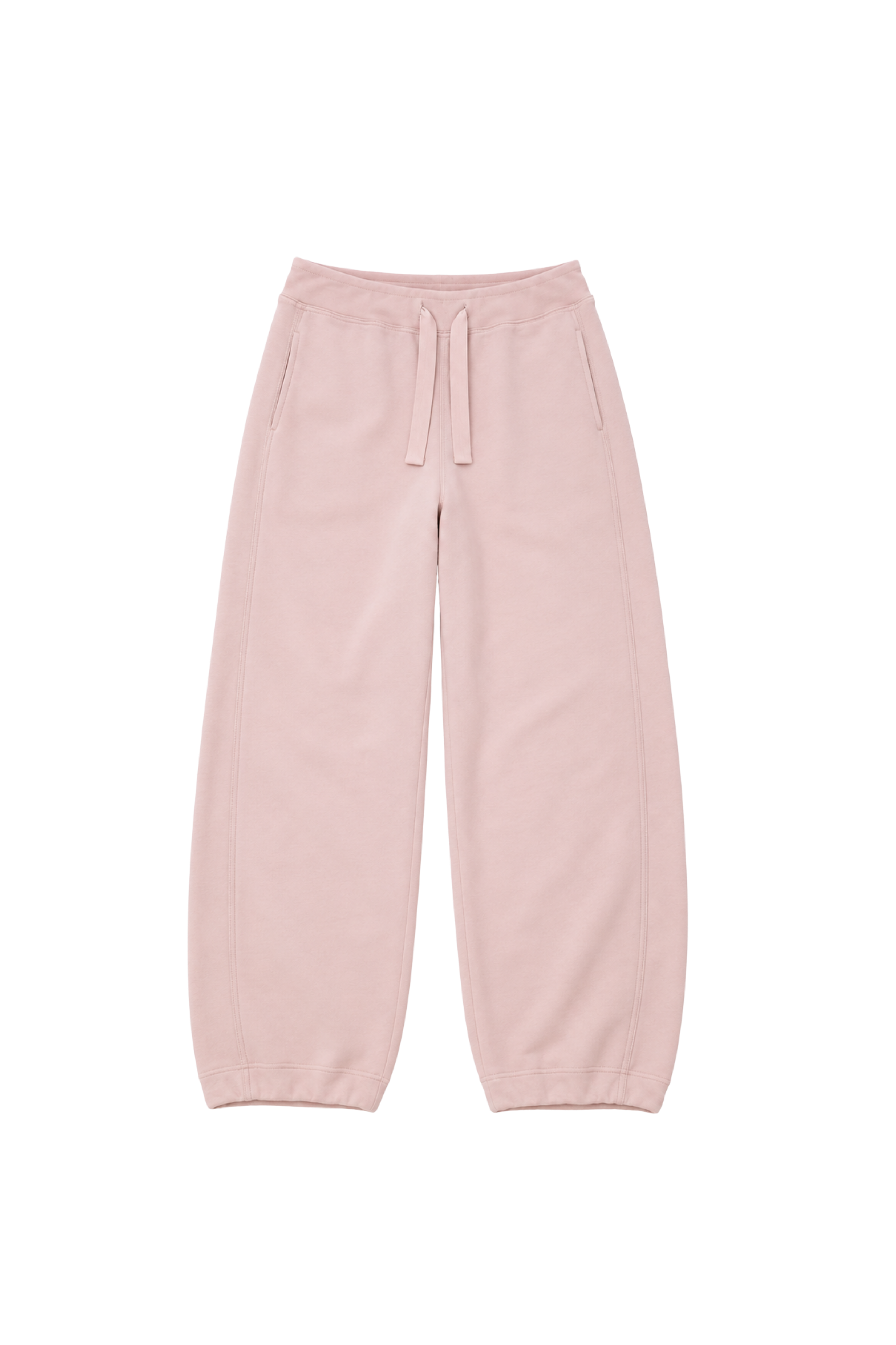 Pantalon jambe tonneau - Rose