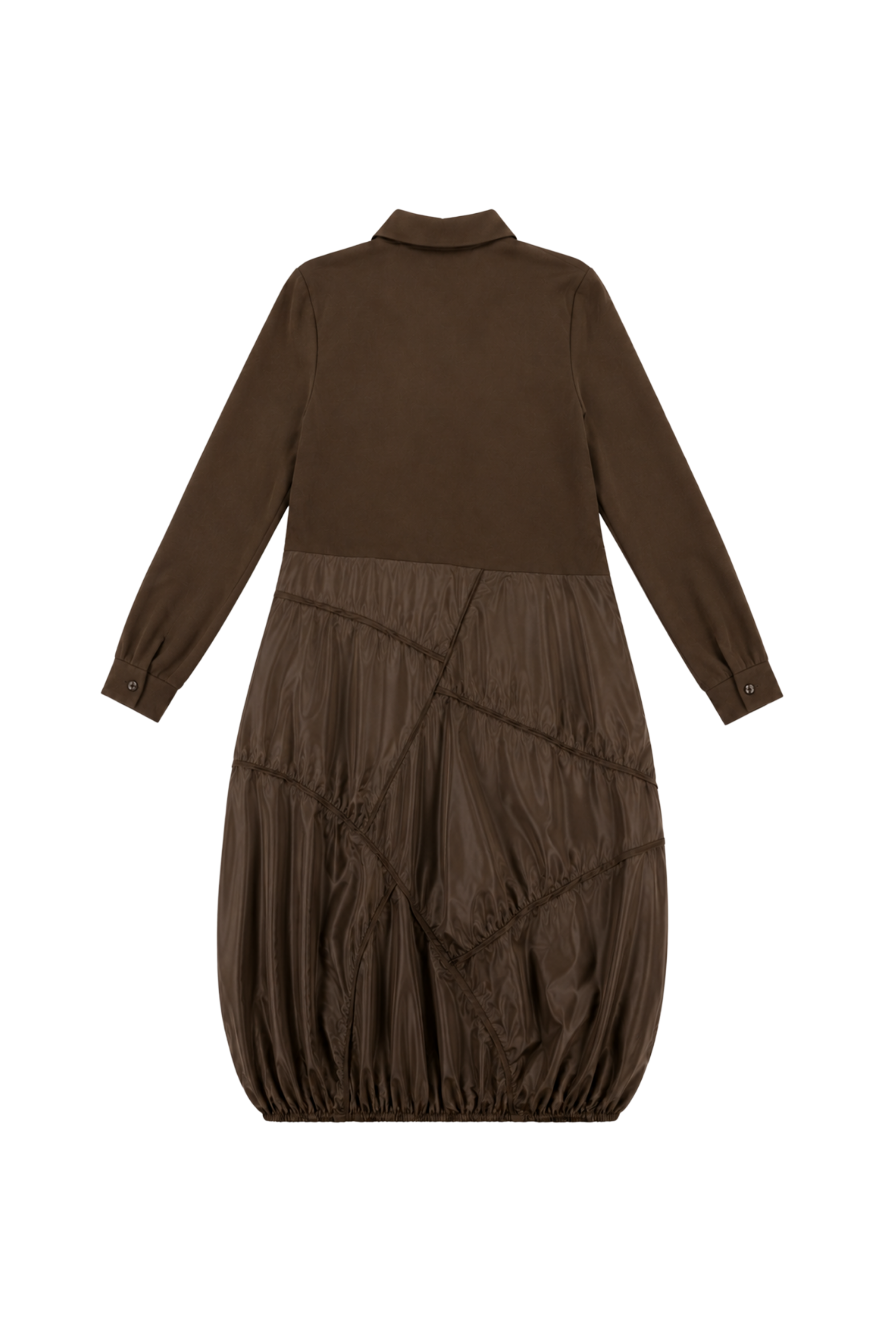 Robe longue à empiècement nylon - Coco