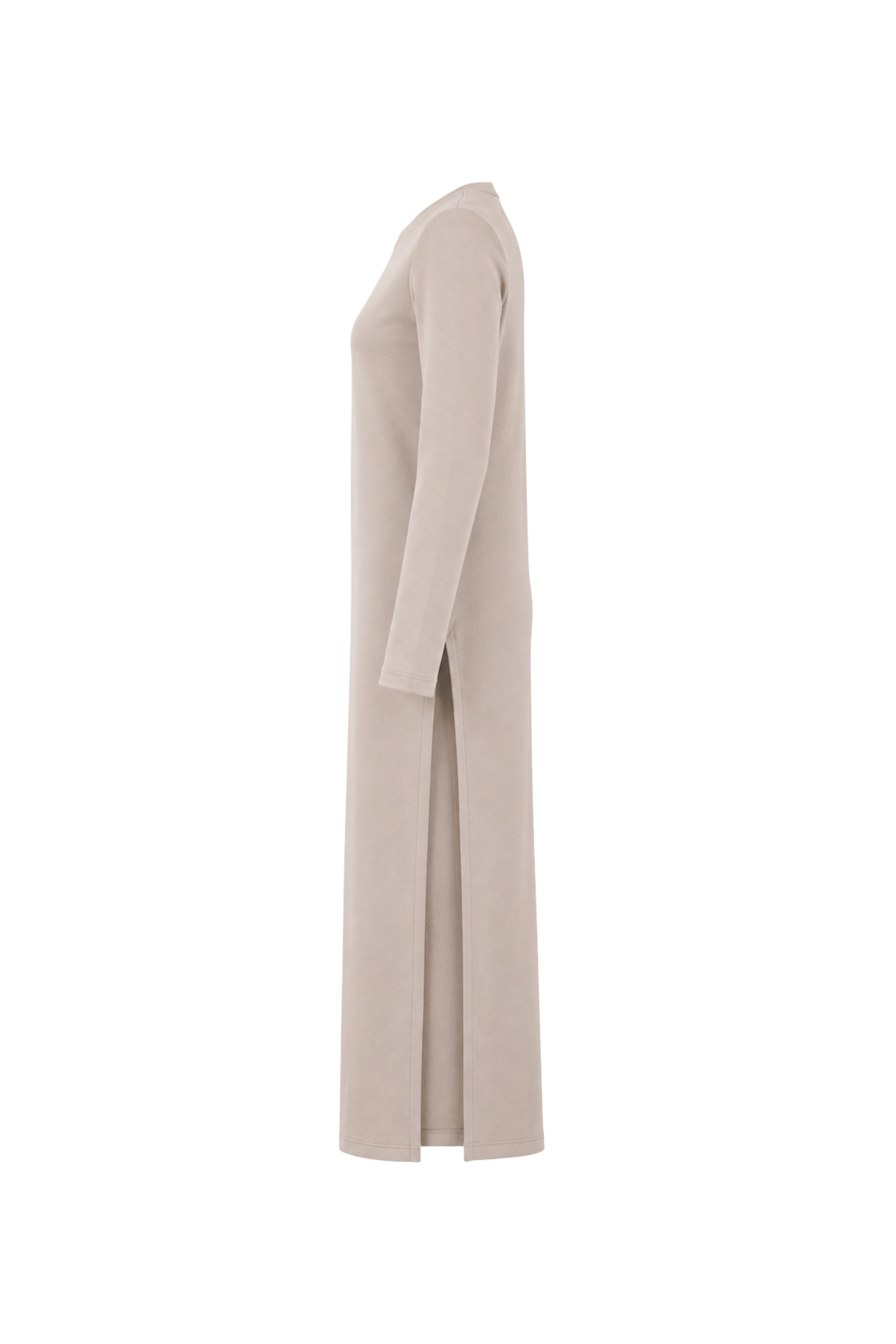 Robe longue à fente avant - Sable