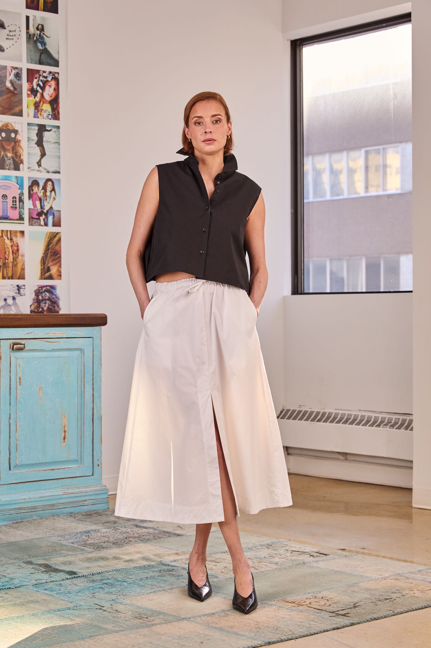 CS26-202 Skirt | White