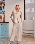 Sleeveless Top CS26-608 | Sand