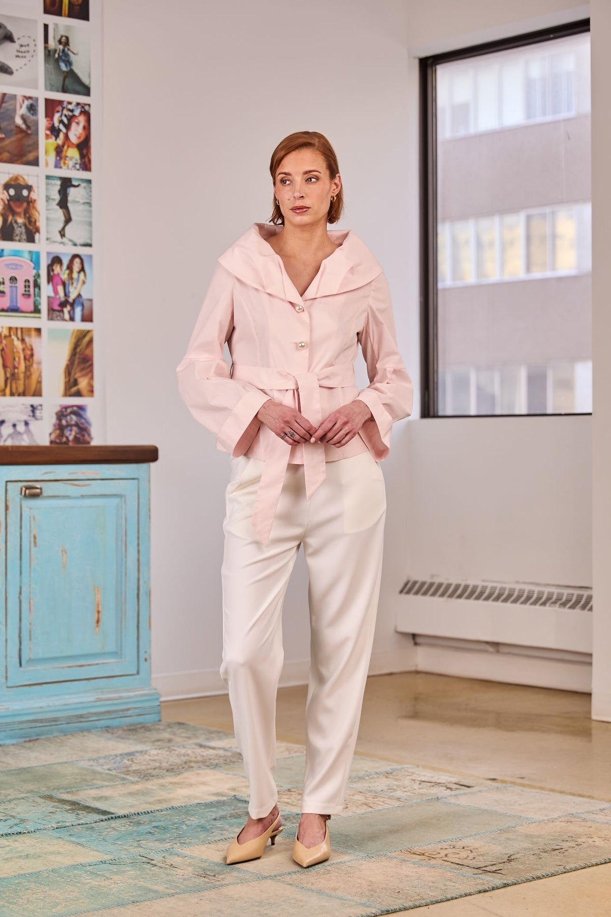 Chemise CS26-616 | Rose pâle