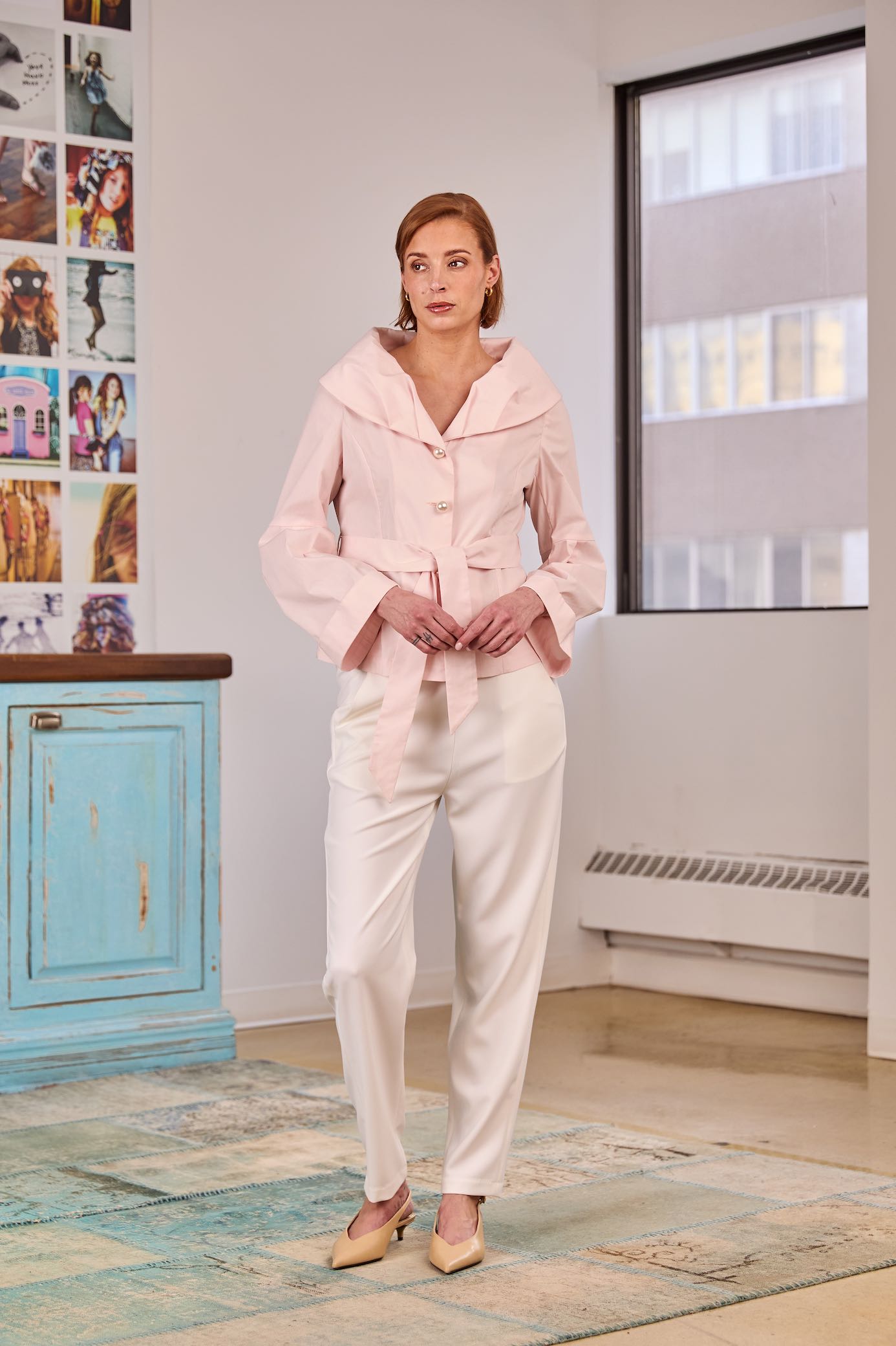 Chemise CS26-616 | Rose pâle