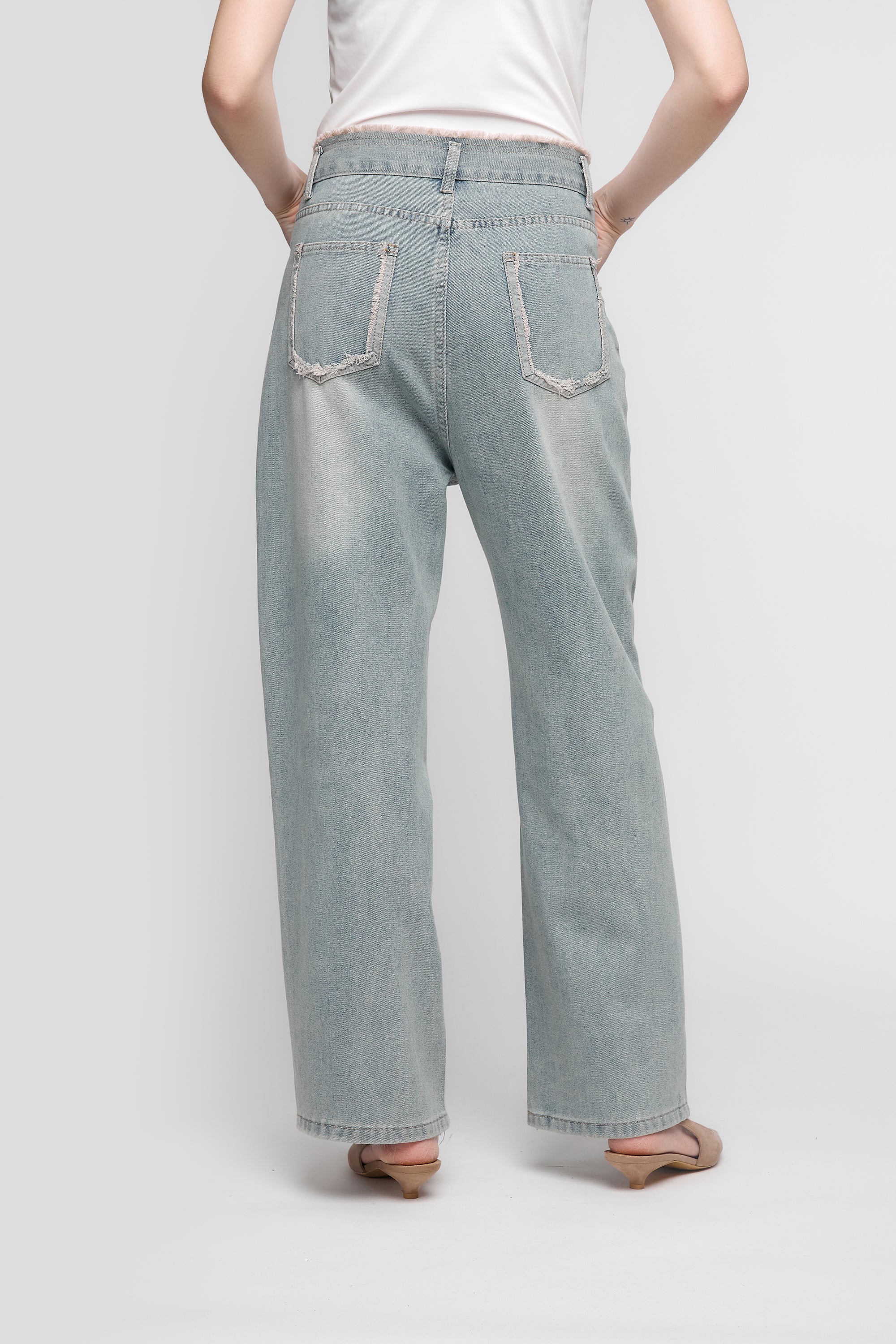 Loose denim jeans |Denim 150